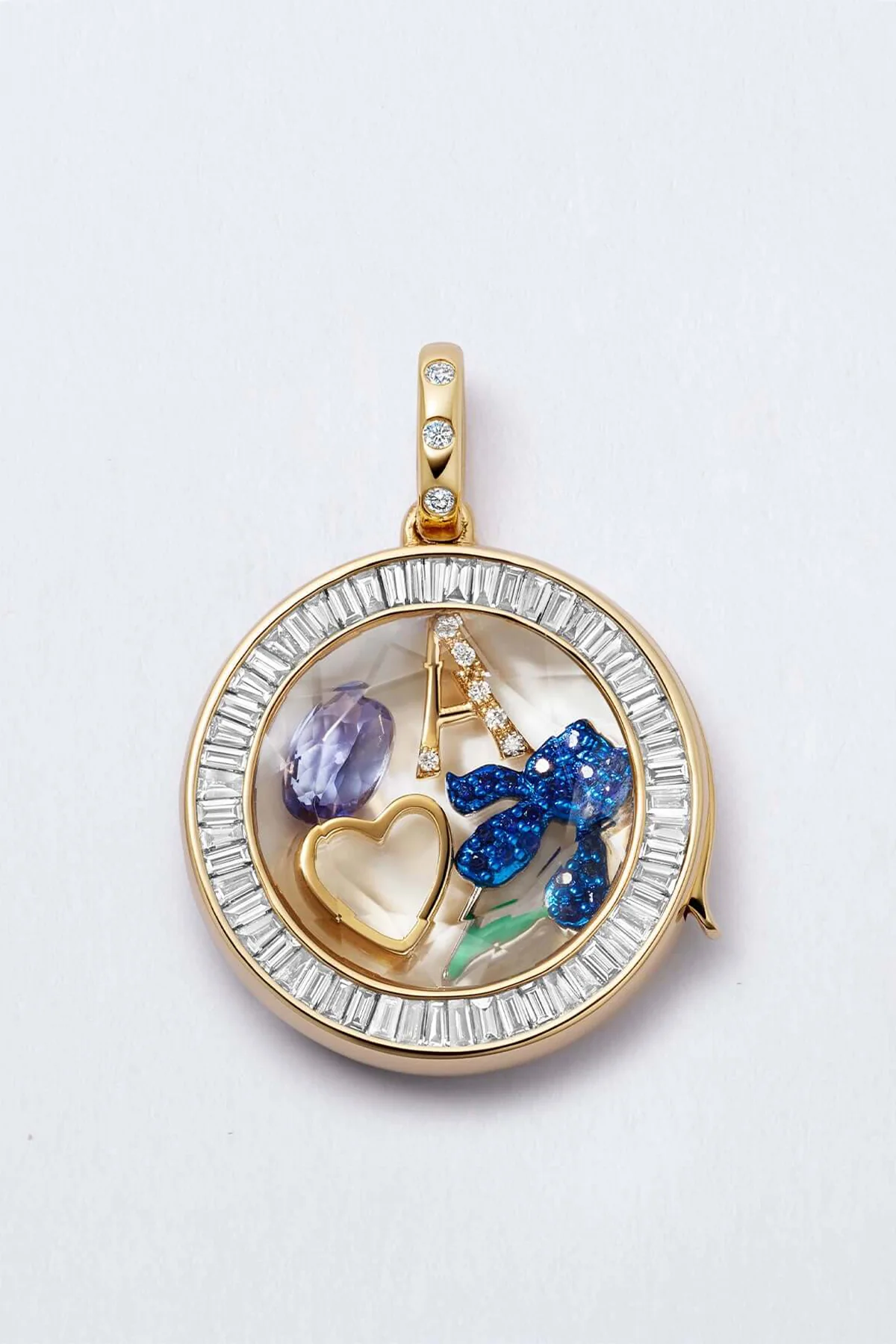 LOQUET LONDON | SAPPHIRE IRIS CHARM - Image 2