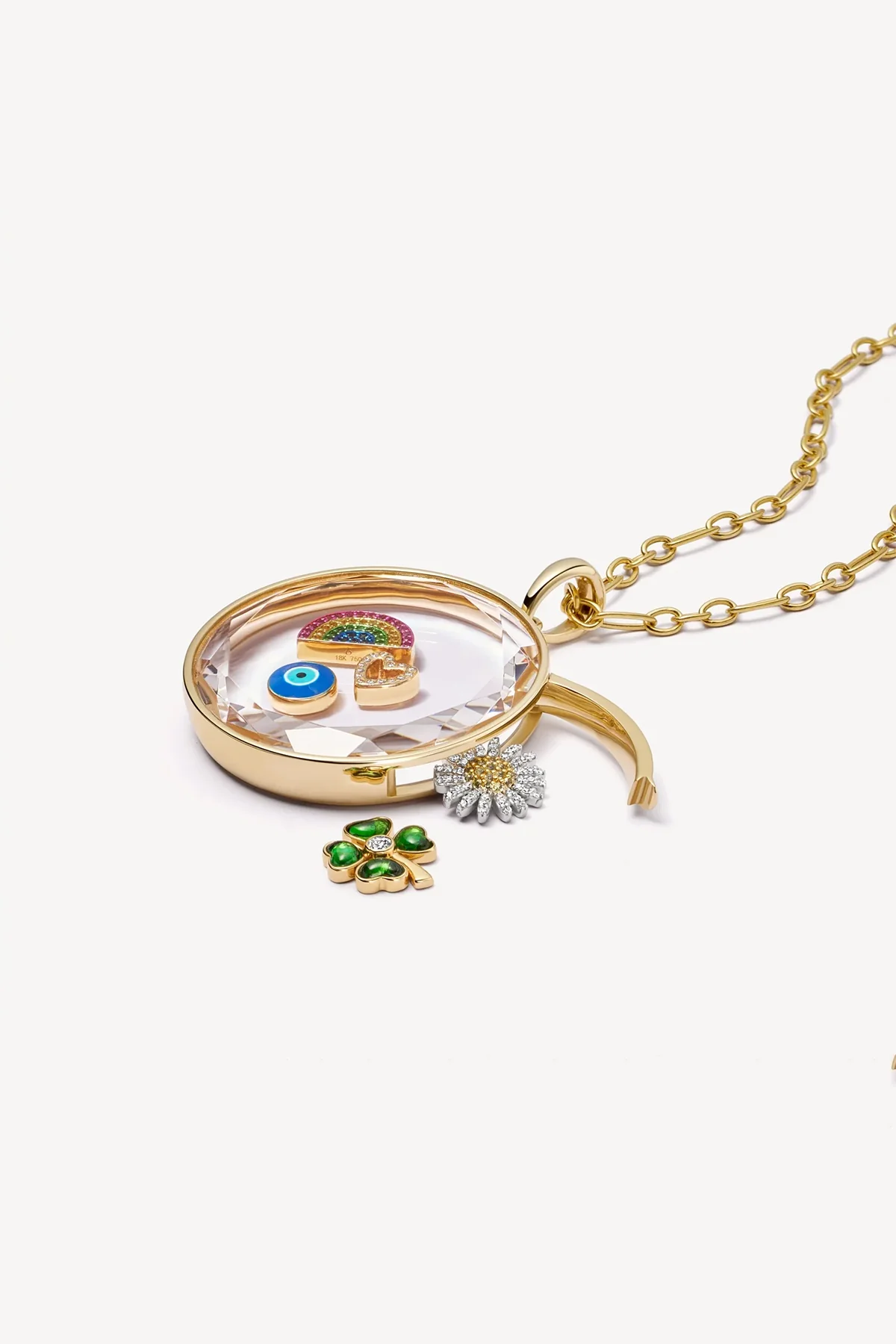 LOQUET LONDON | SAPPHIRE RAINBOW CHARM - Image 2