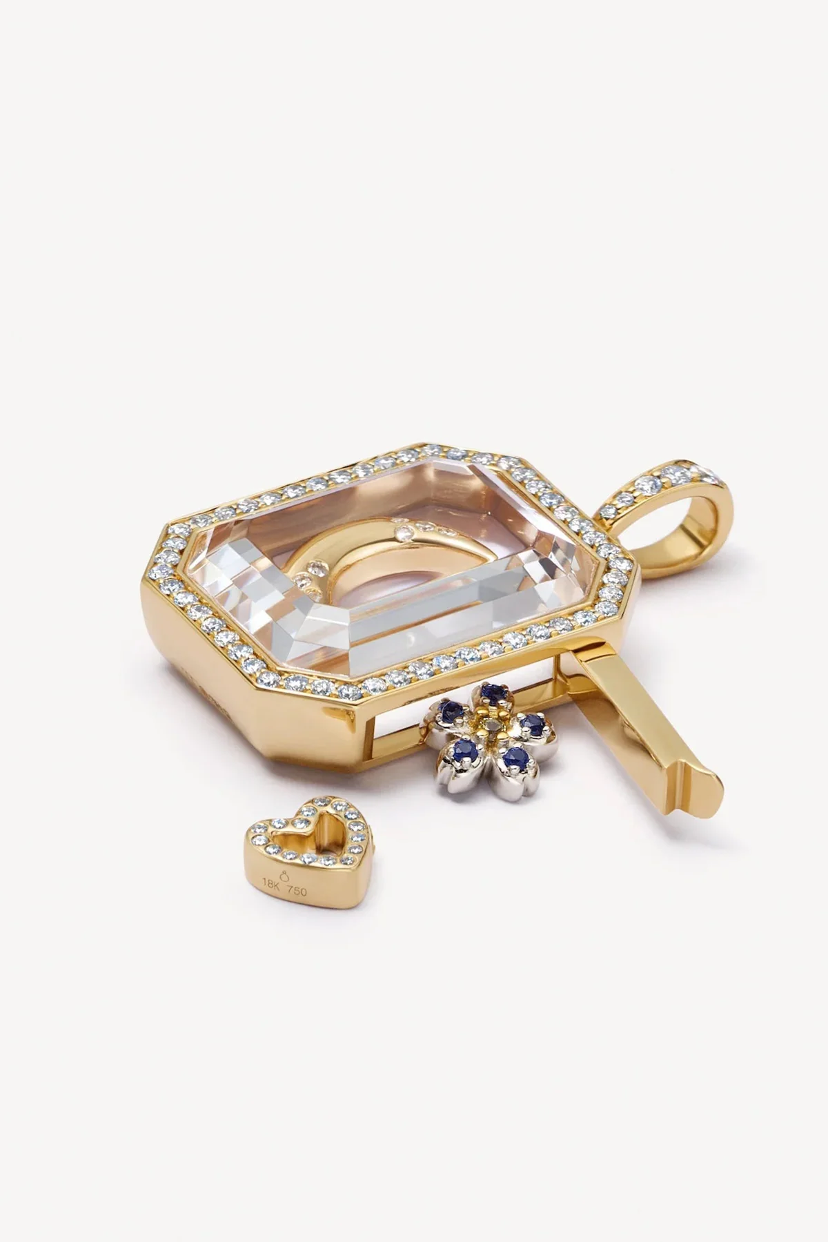 LOQUET LONDON | TALISMAN DIAMOND MOON - Image 2