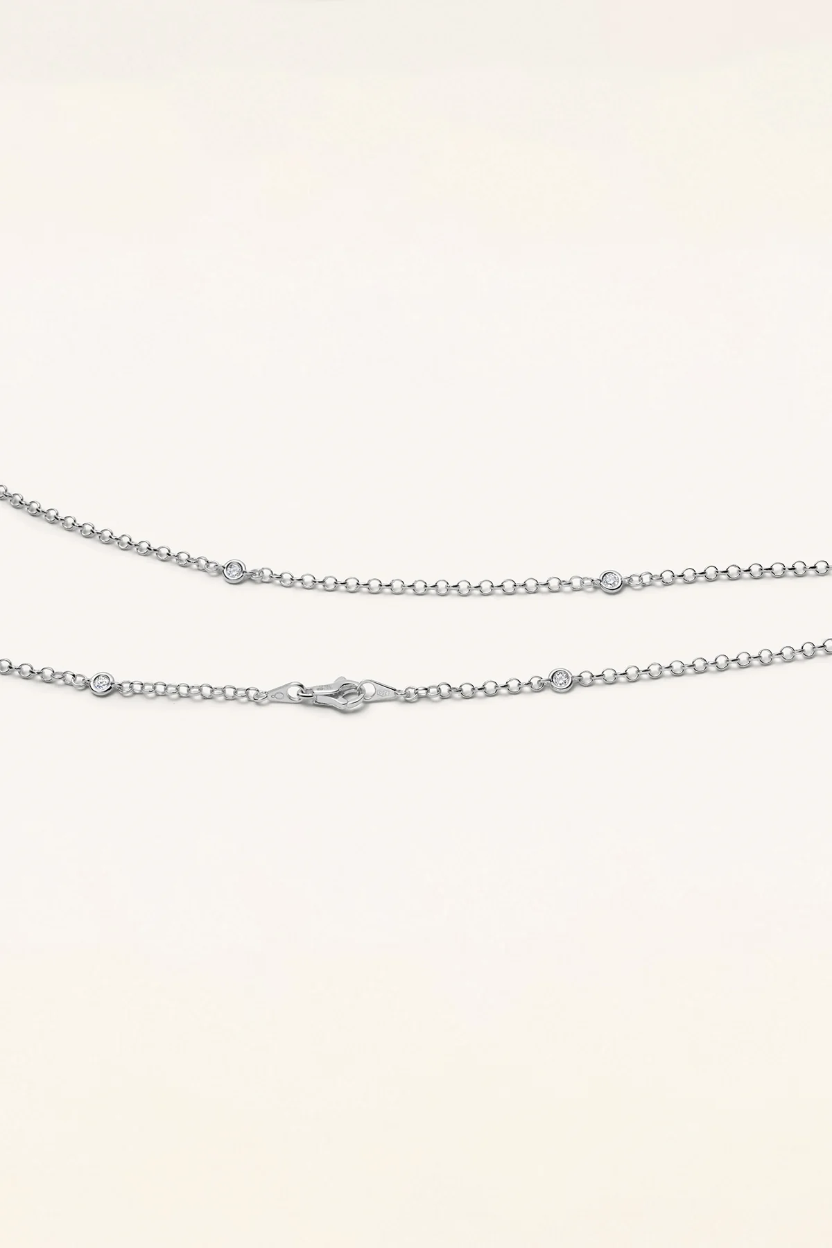 LOQUET LONDON | THE DIAMOND WHITE GOLD LONG NECKLACE - Image 2