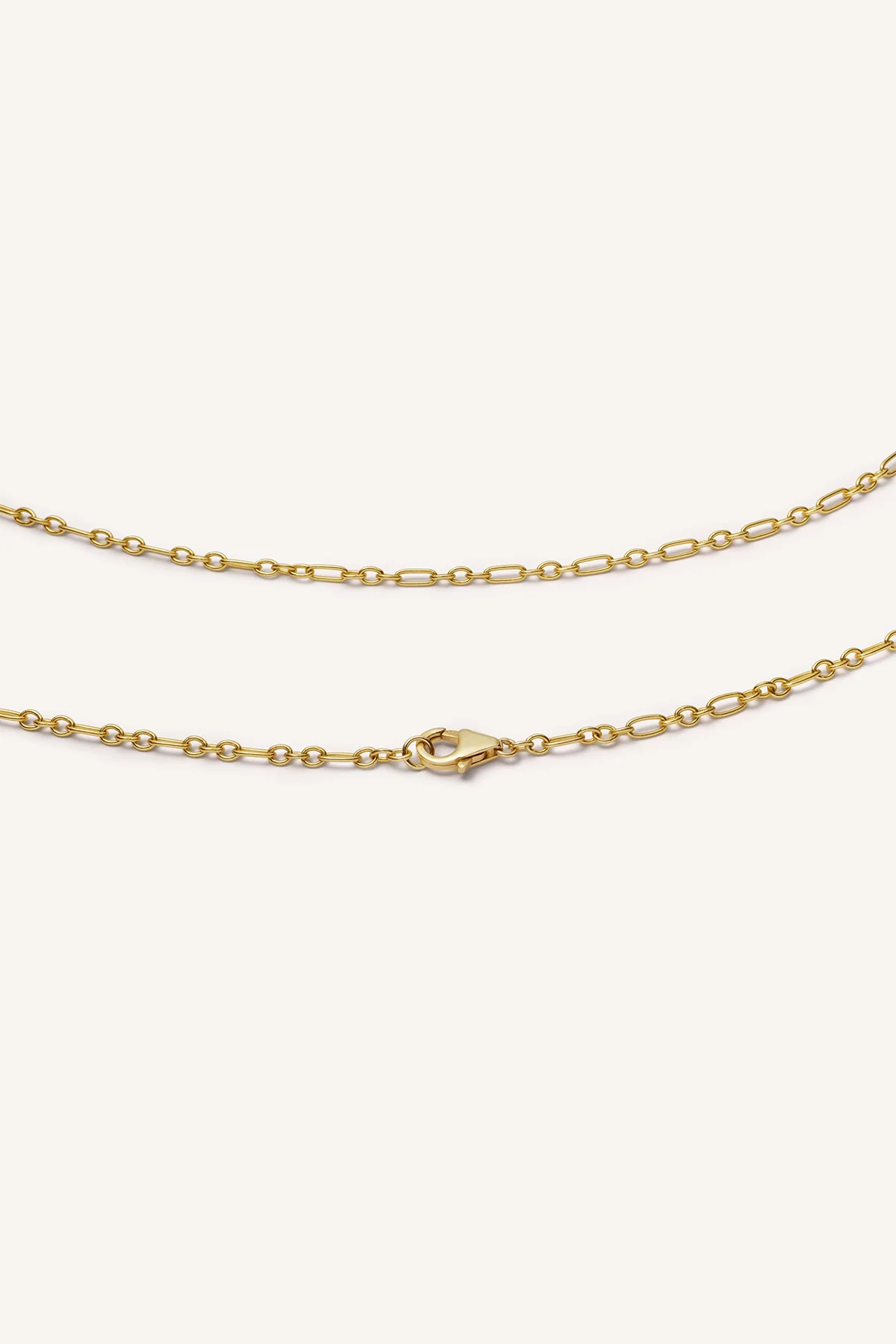 LOQUET LONDON | YELLOW GOLD FIGARO CHAIN - Image 2