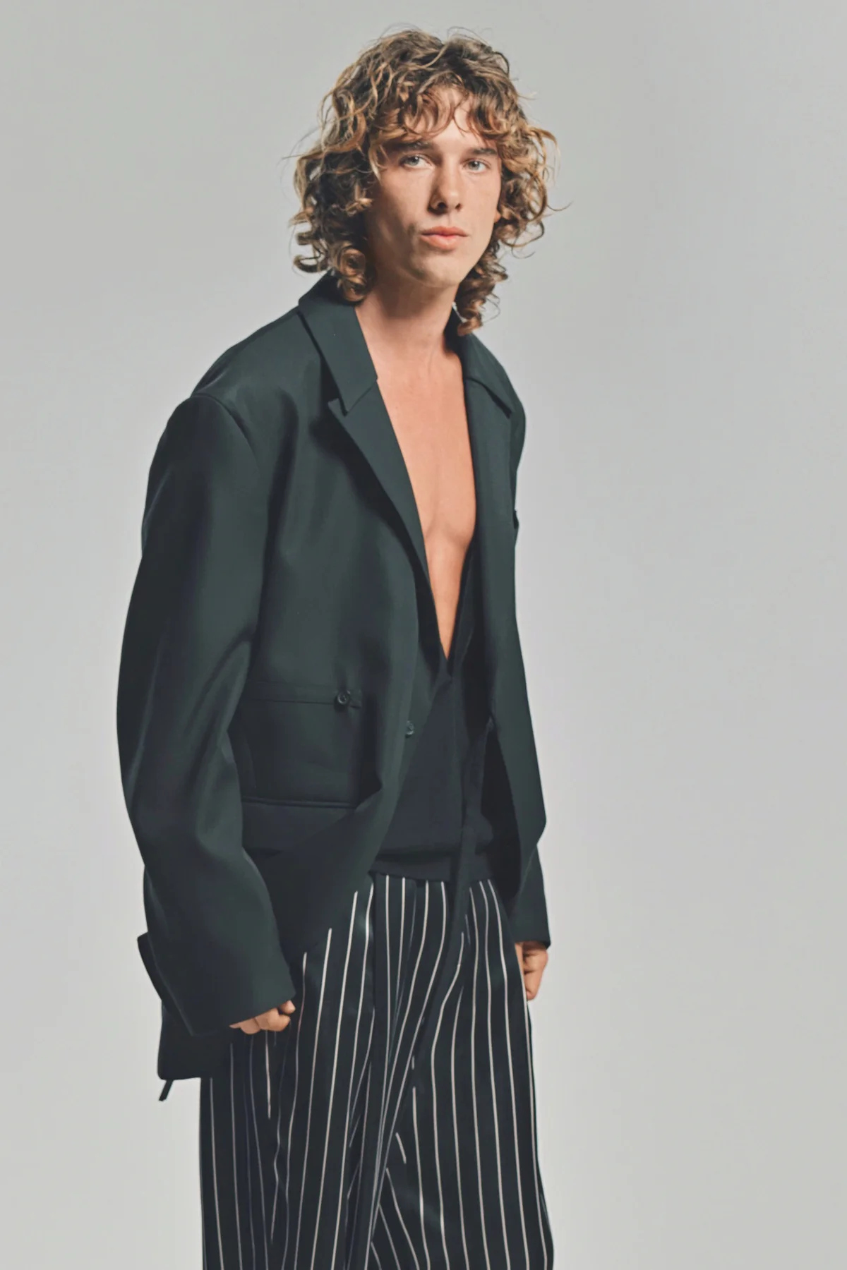 LOUIS GABRIEL NOUCHI | DOUBLE BREASTED JACKET - Image 5