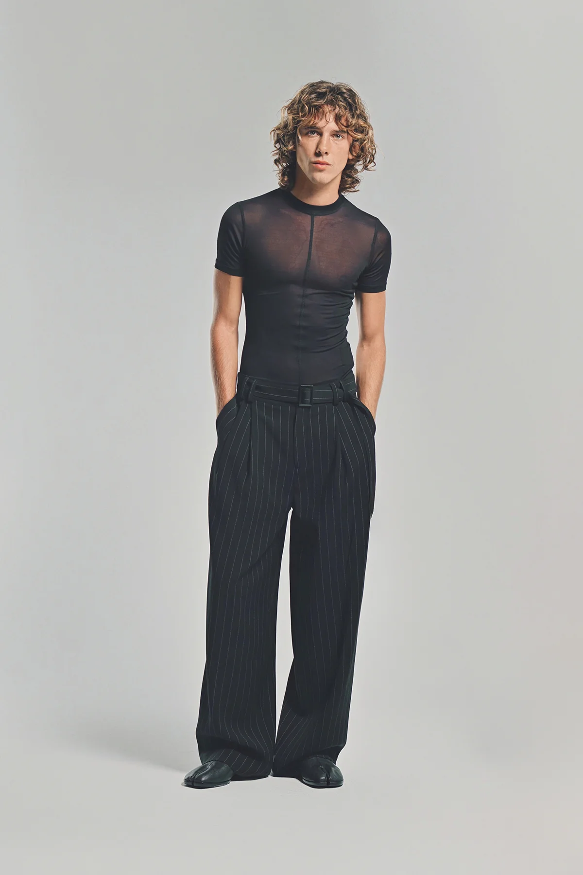 LOUIS GABRIEL NOUCHI | MESH SHORT SLEEVE T-SHIRT