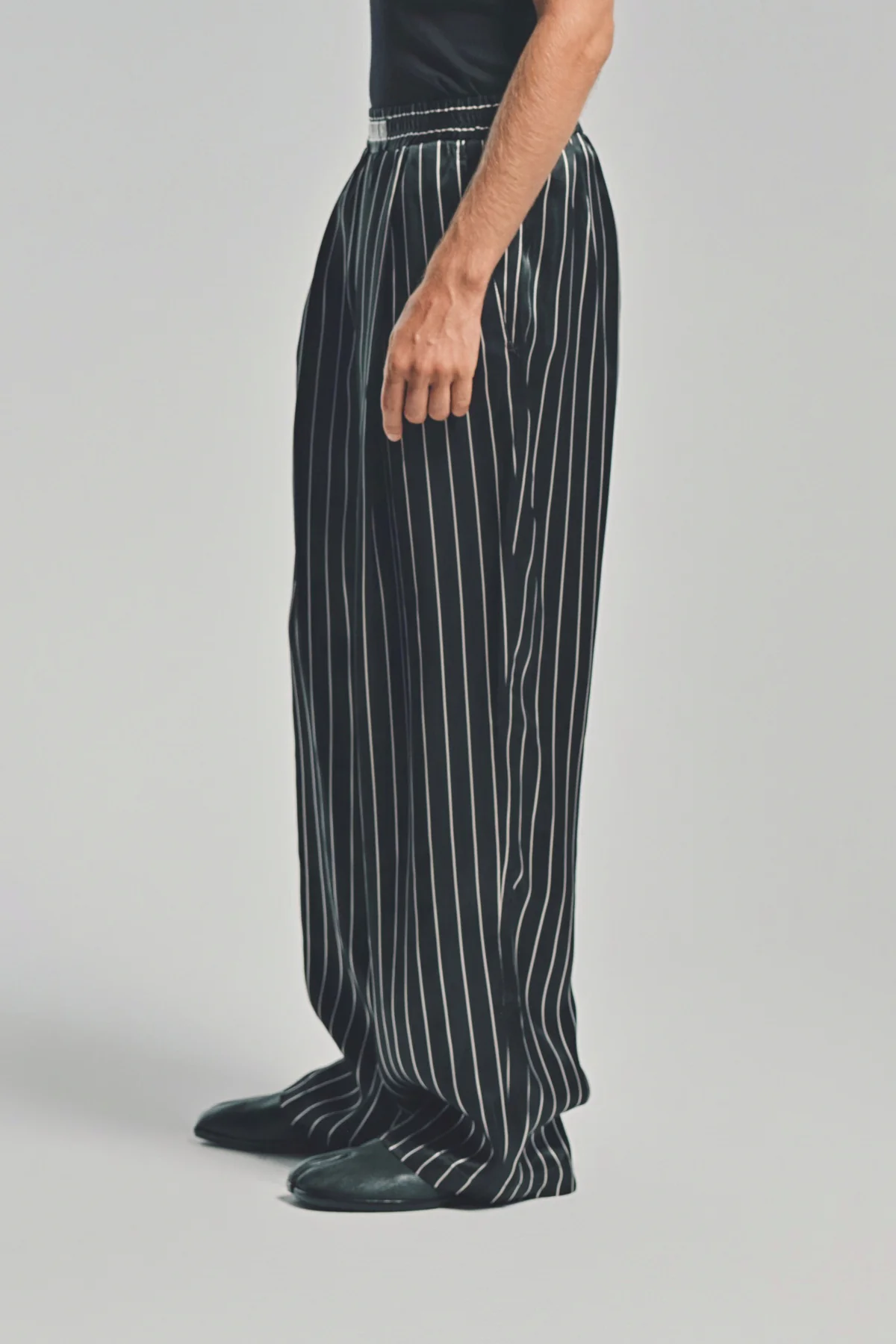 LOUIS GABRIEL NOUCHI | PINSTRIPE PAJAMA PANTS - Image 3