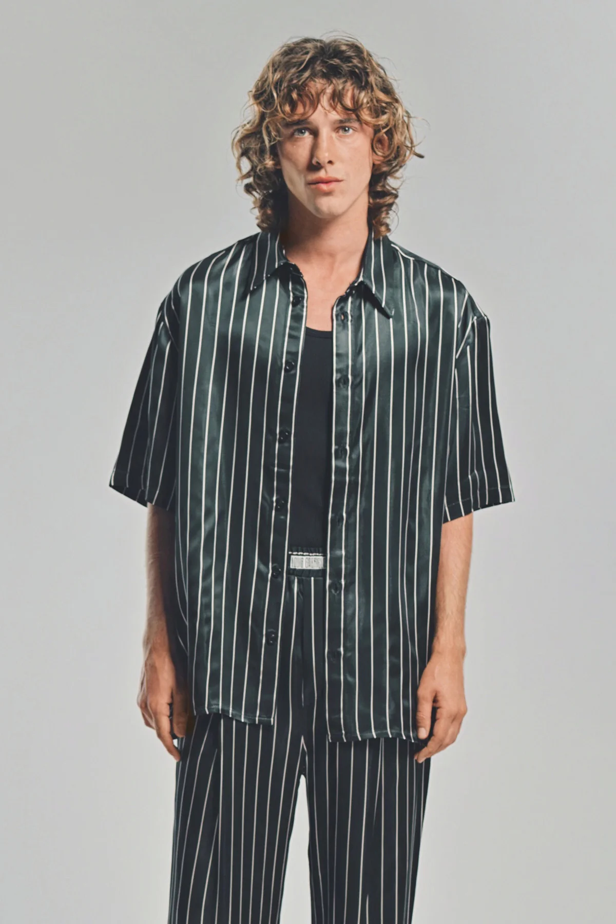LOUIS GABRIEL NOUCHI | STRIPED SHORT SLEEVE SHIRT - Image 2