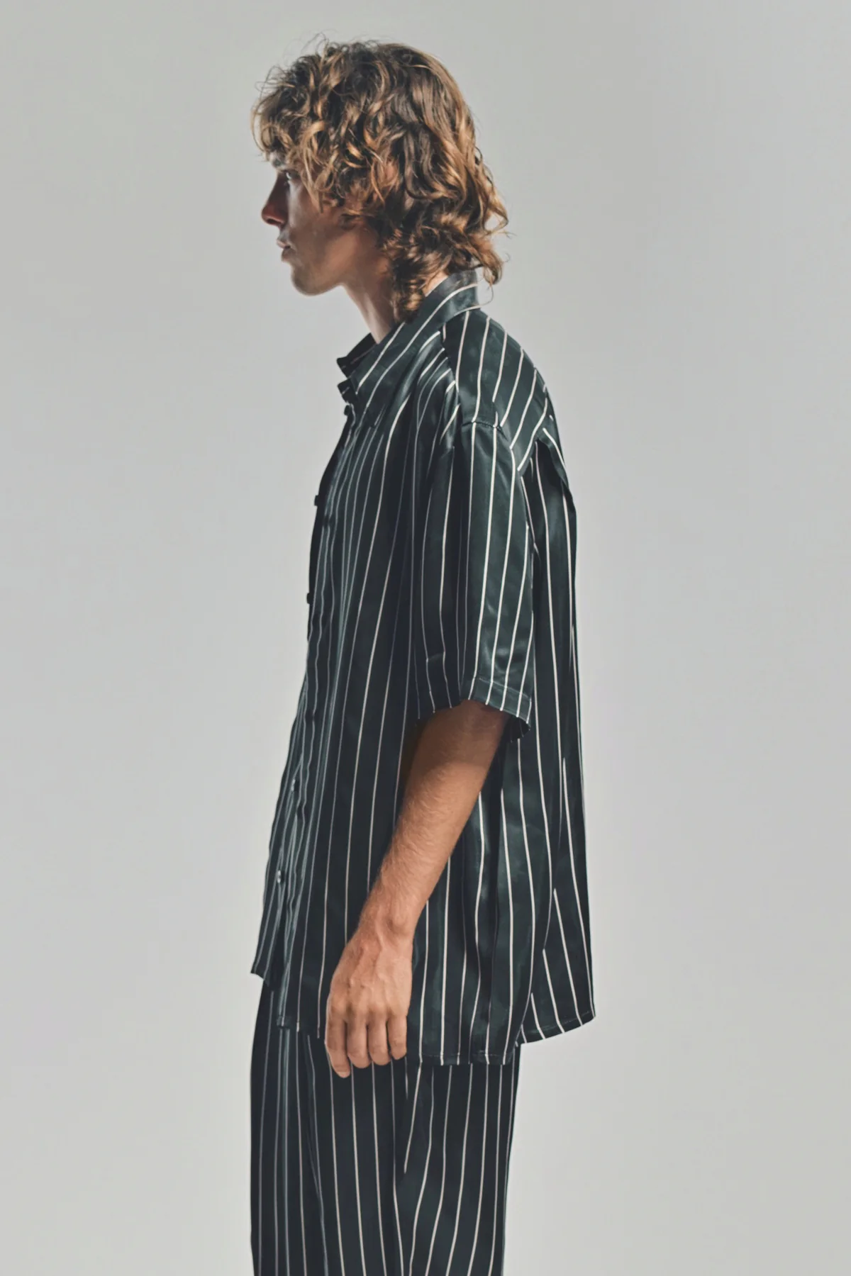 LOUIS GABRIEL NOUCHI | STRIPED SHORT SLEEVE SHIRT - Image 3