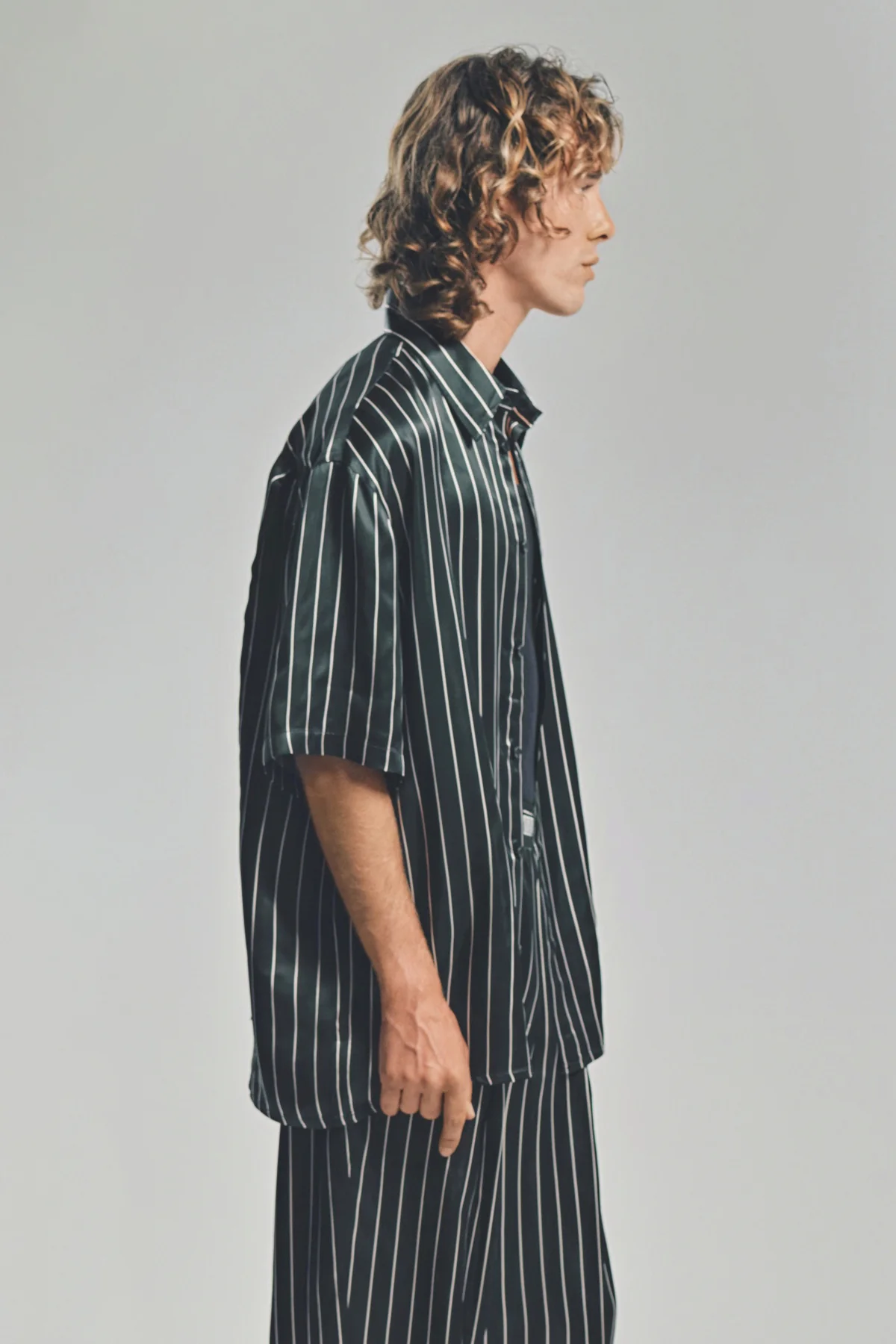 LOUIS GABRIEL NOUCHI | STRIPED SHORT SLEEVE SHIRT - Image 5