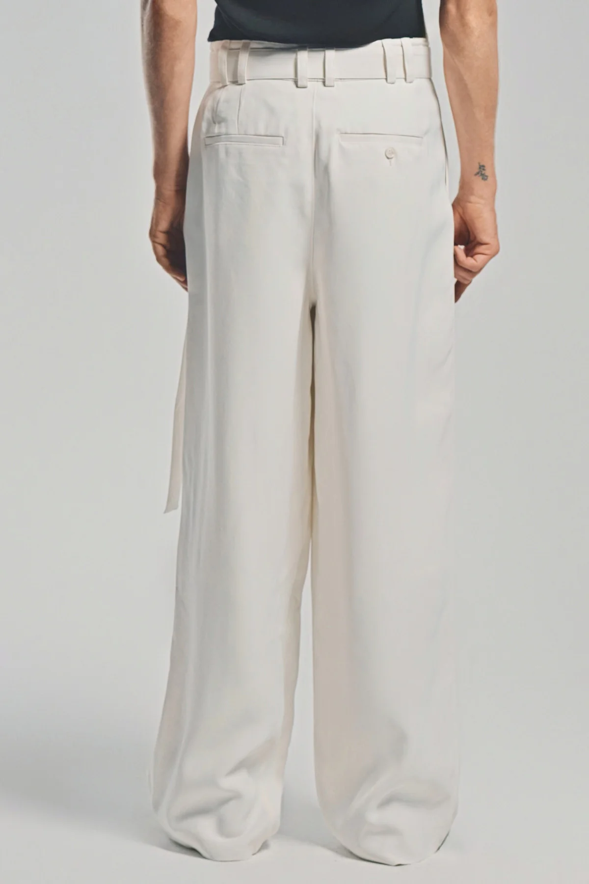 LOUIS GABRIEL NOUCHI | WIDE-LEG PLEATED PANTS - Image 4
