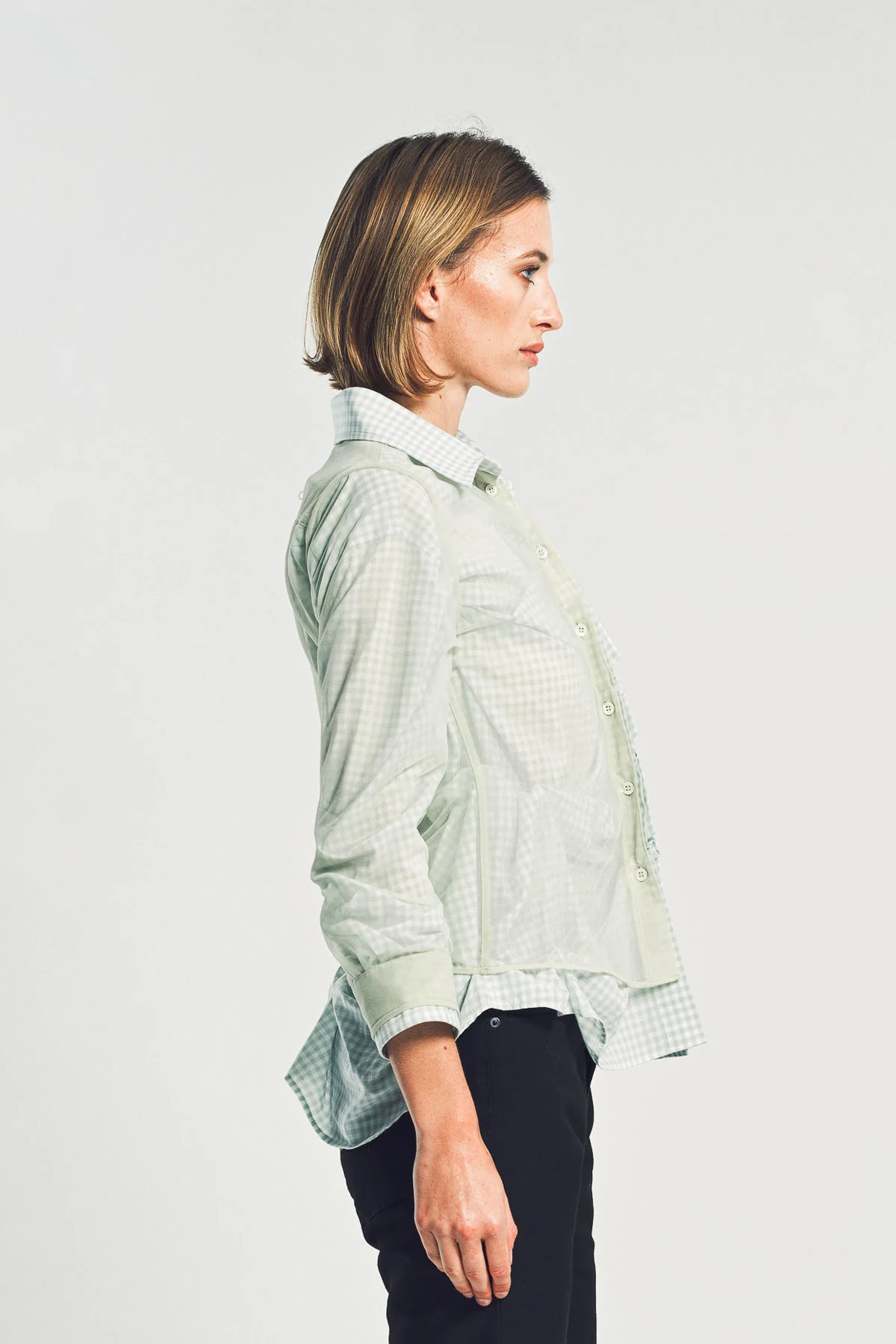 MAISON MARGIELA | LAYERED LONG SLEEVE SHIRT - Image 3