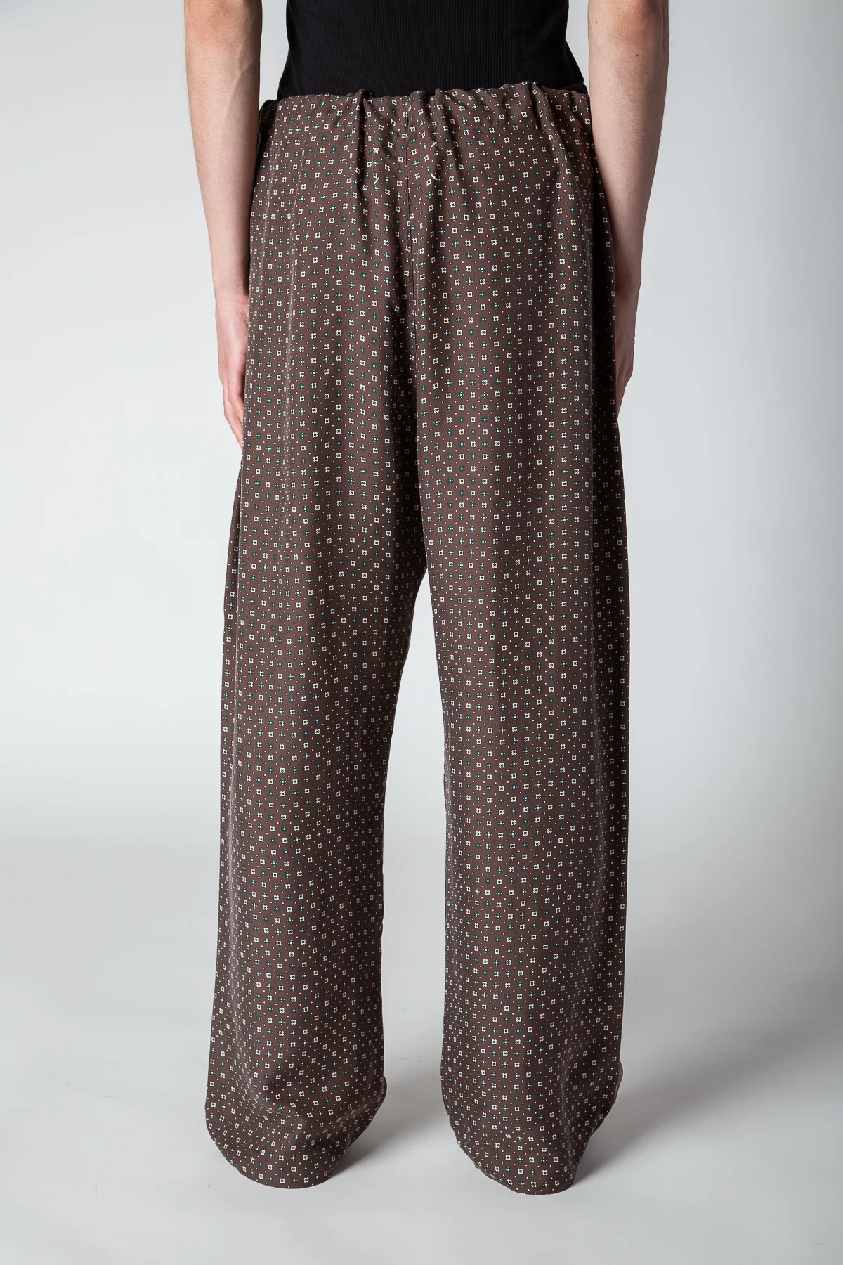 MAISON MARGIELA | PRINTED SILK SATIN PANTS - Image 4