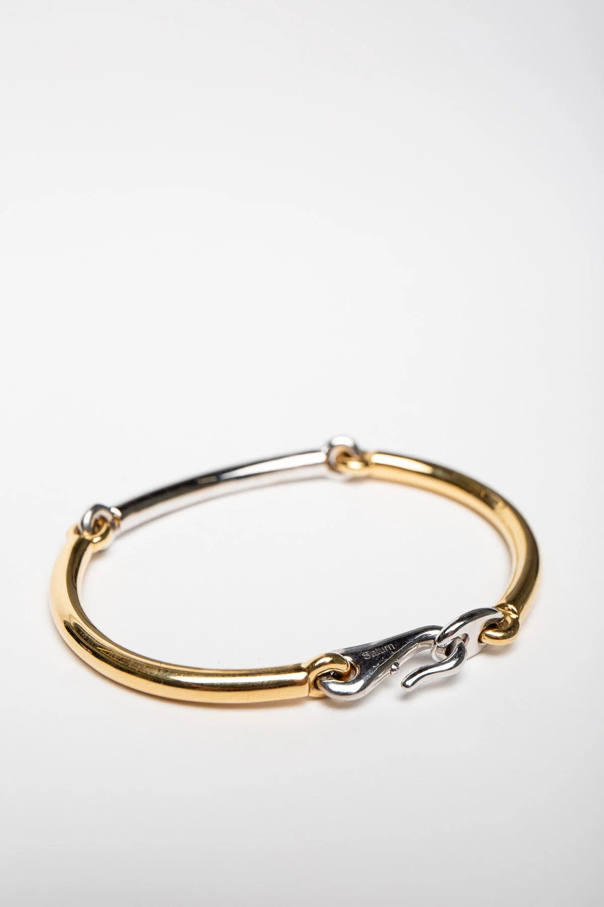 MAOR | 18K SOLSTICE YELLOW AND WHITE GOLD BRACELET - Image 3