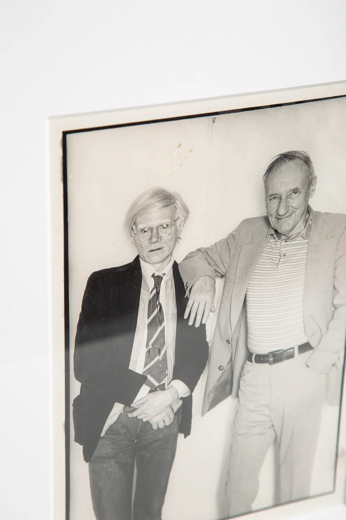 MARCIA RESNICK | SIGNED WARHOL & BURROUGHS PHOTO, FRAMED - Image 2