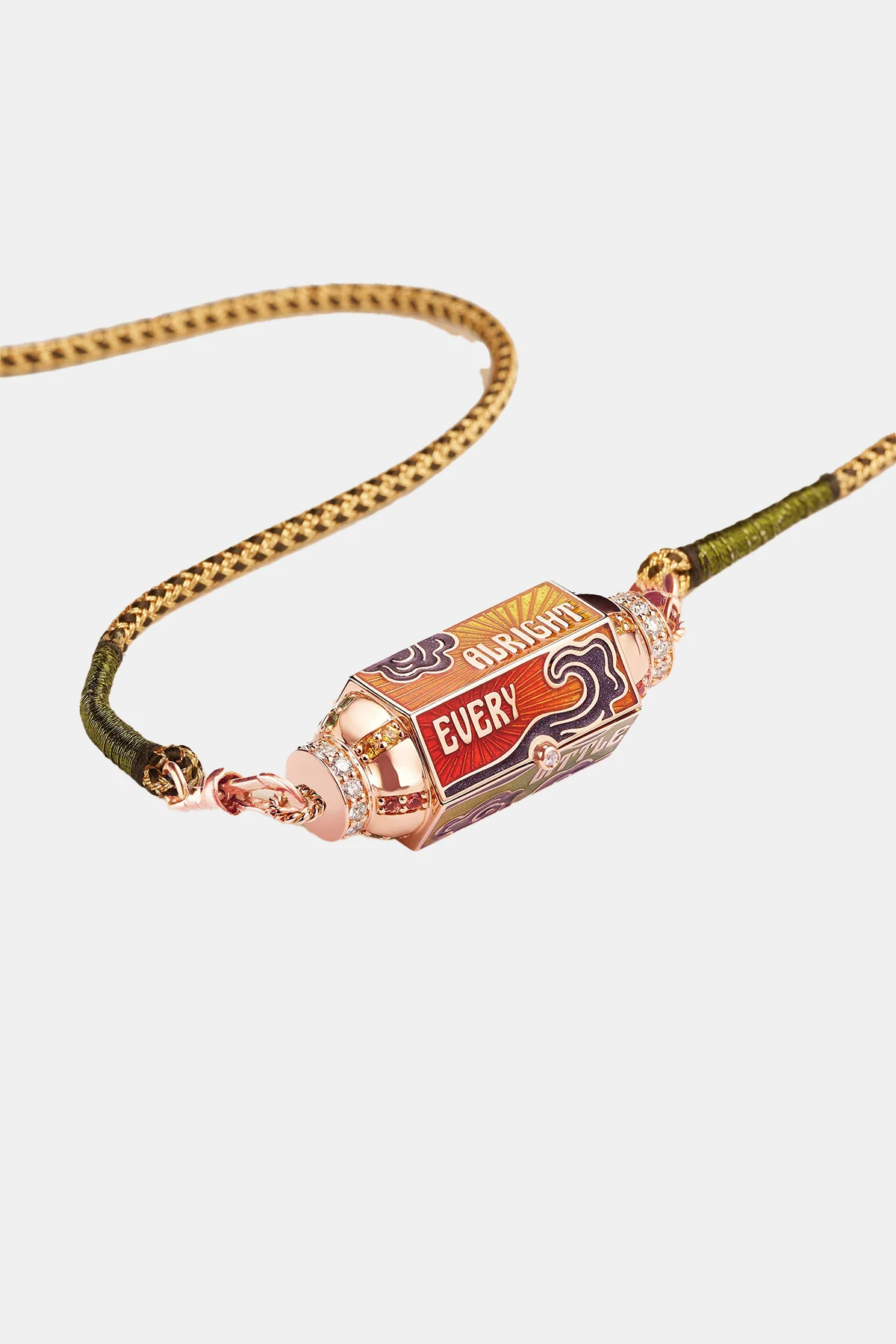 MARIE LICHTENBERG | 18K ROSE GOLD BLUNT BOX NECKLACE - Image 2