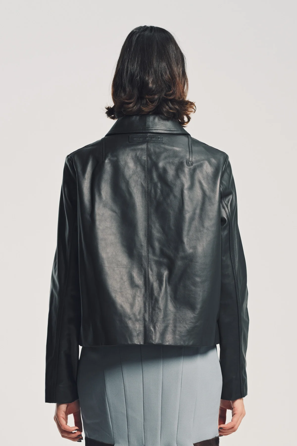 MARNI | LEATHER AND PONY HAIR JACKET - Image 4