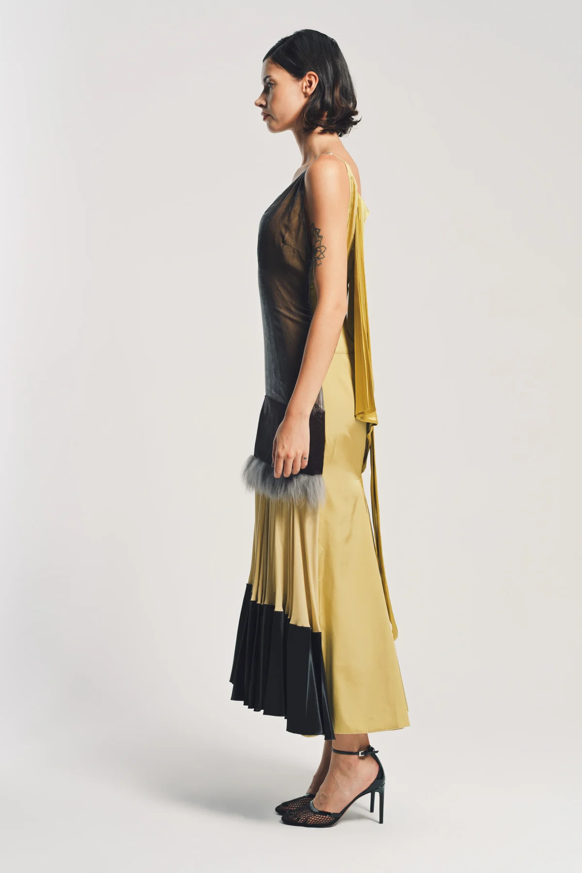 MARNI | VELVET LAYERED DRESS - Image 2