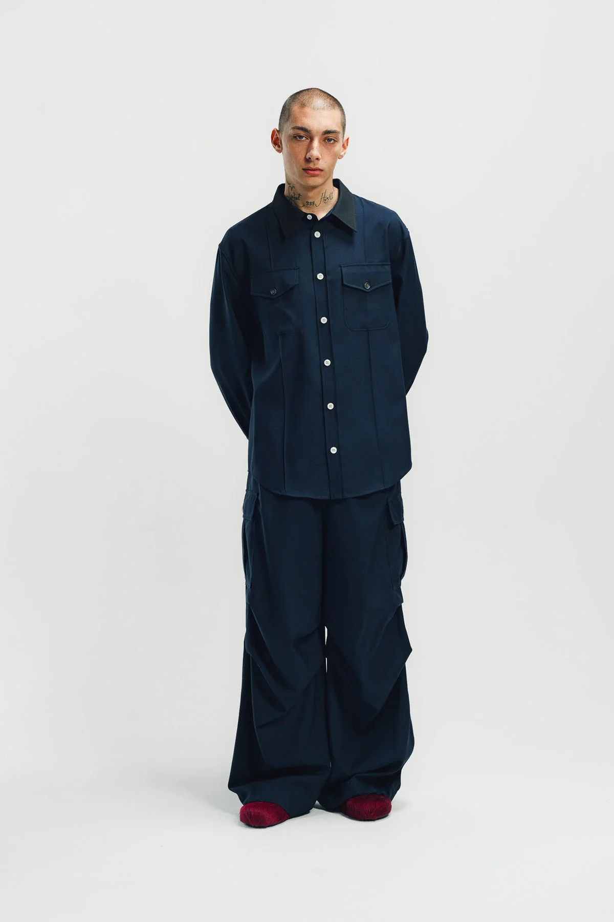 MARNI | WOOL LONG SLEEVE SHIRT