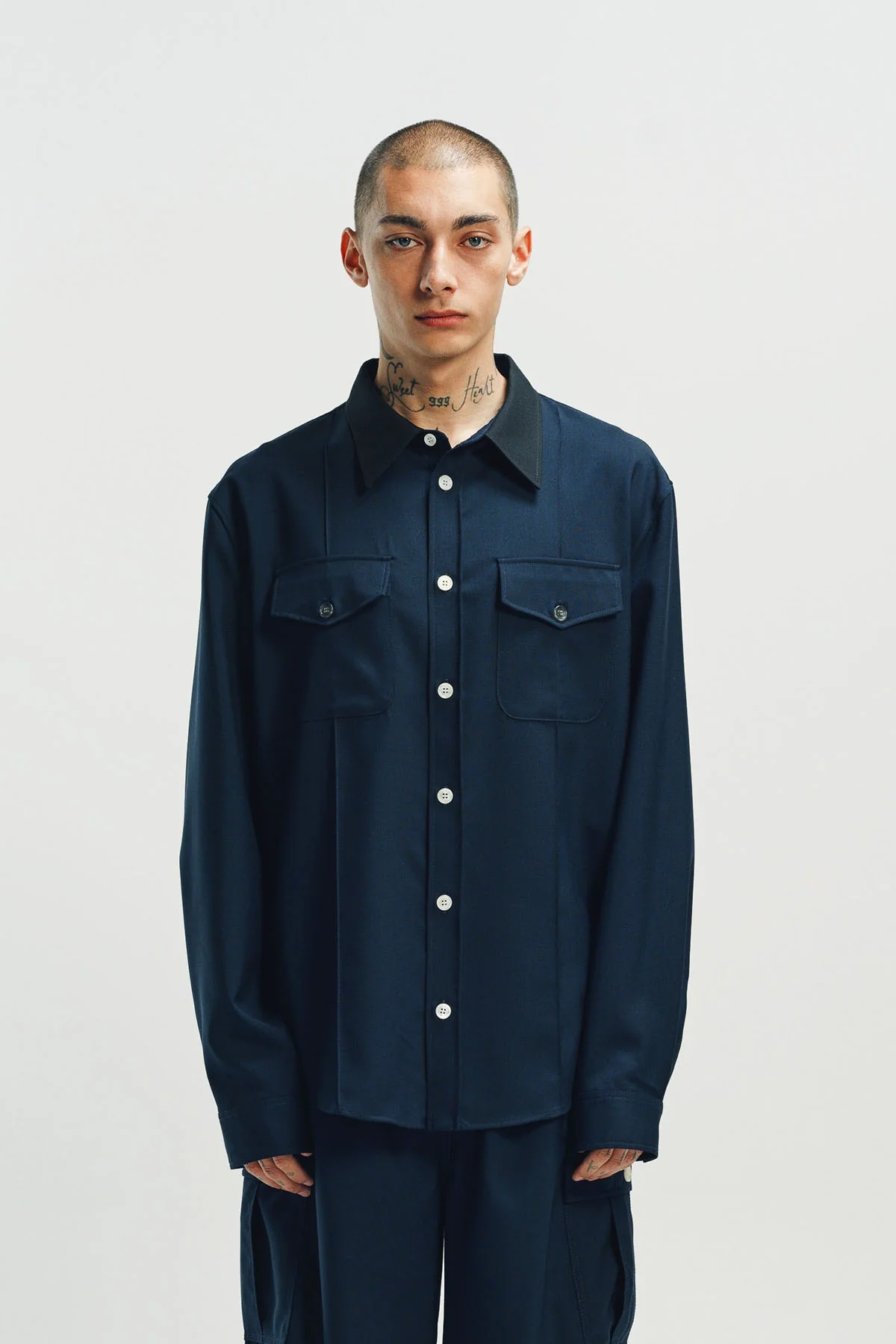 MARNI | WOOL LONG SLEEVE SHIRT - Image 2