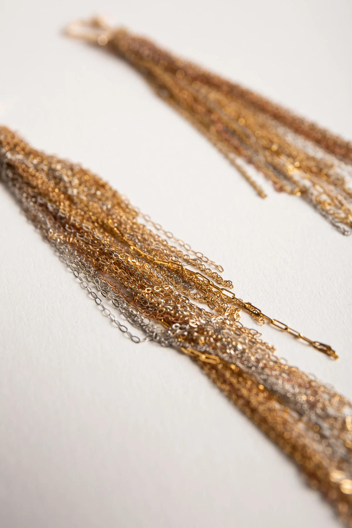 MARTIN BERNSTEIN | GOLD DIAMOND CHAIN EARRINGS - Image 3