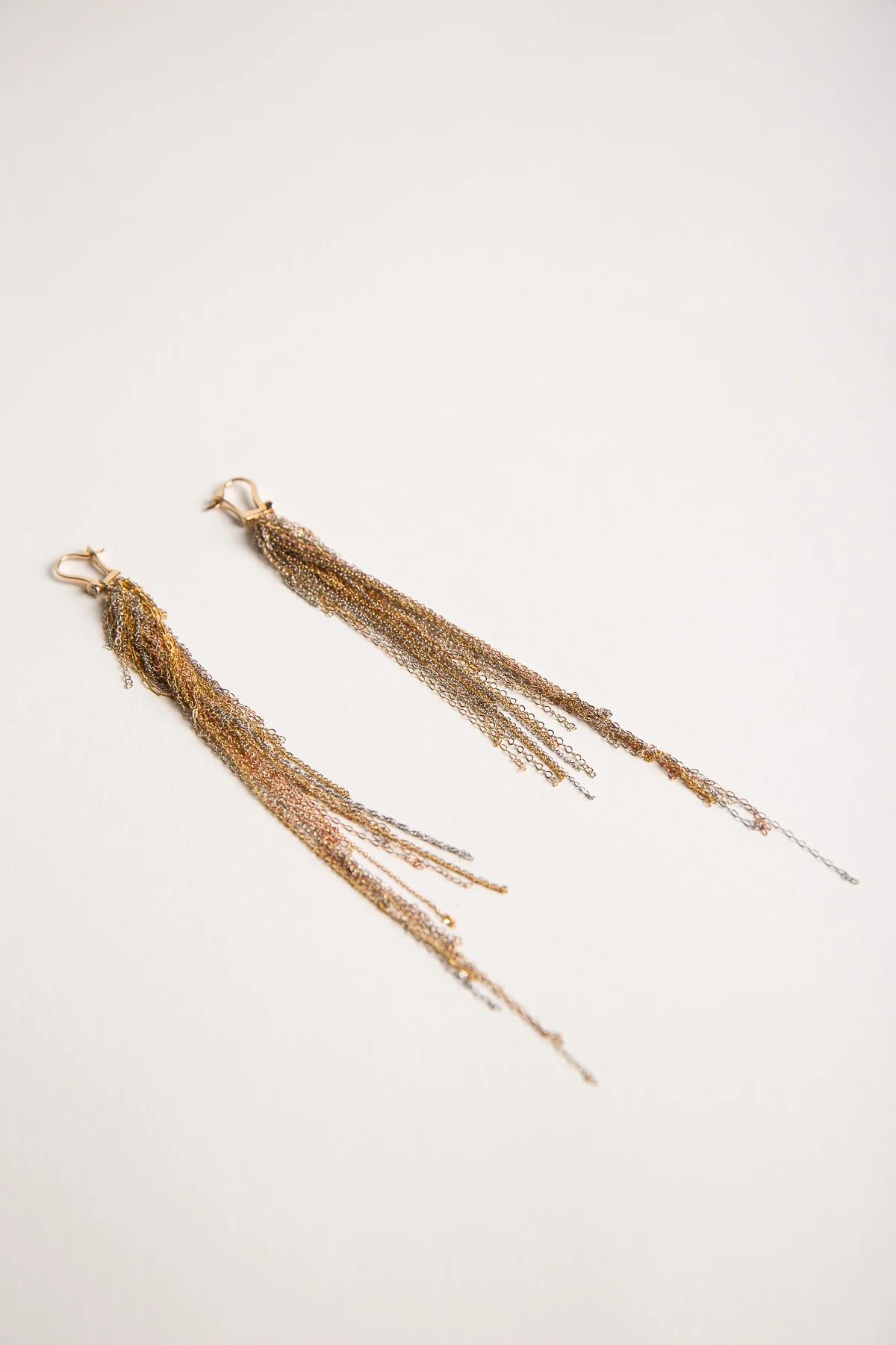 MARTIN BERNSTEIN | GOLD DIAMOND CHAIN EARRINGS - Image 2