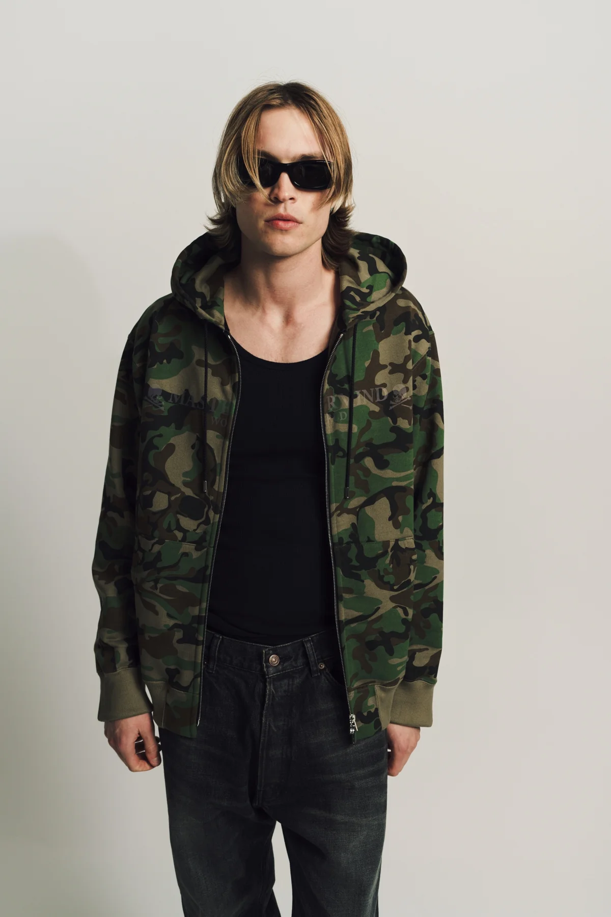 MASTERMIND | CAMO ZIP-UP HOODIE - Image 2