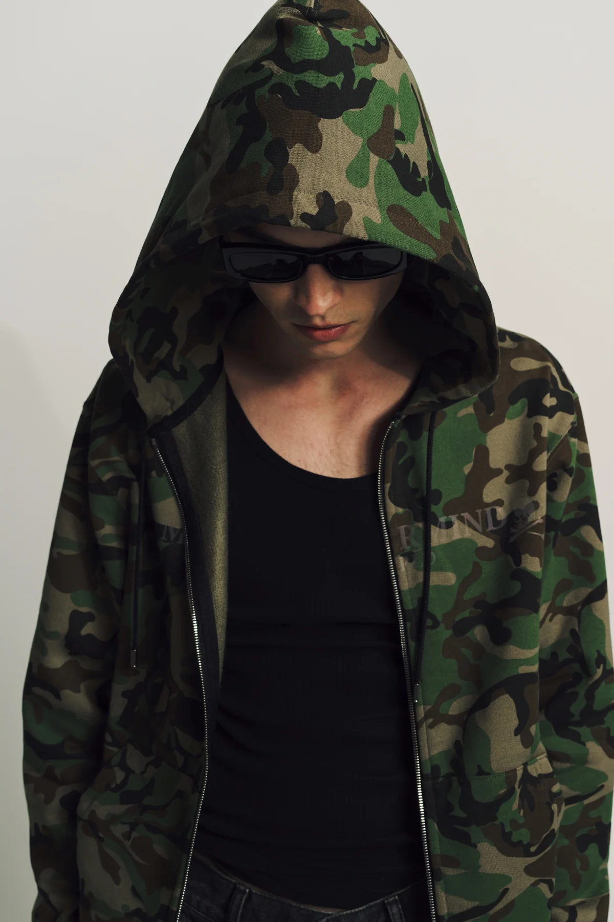 MASTERMIND | CAMO ZIP-UP HOODIE - Image 5