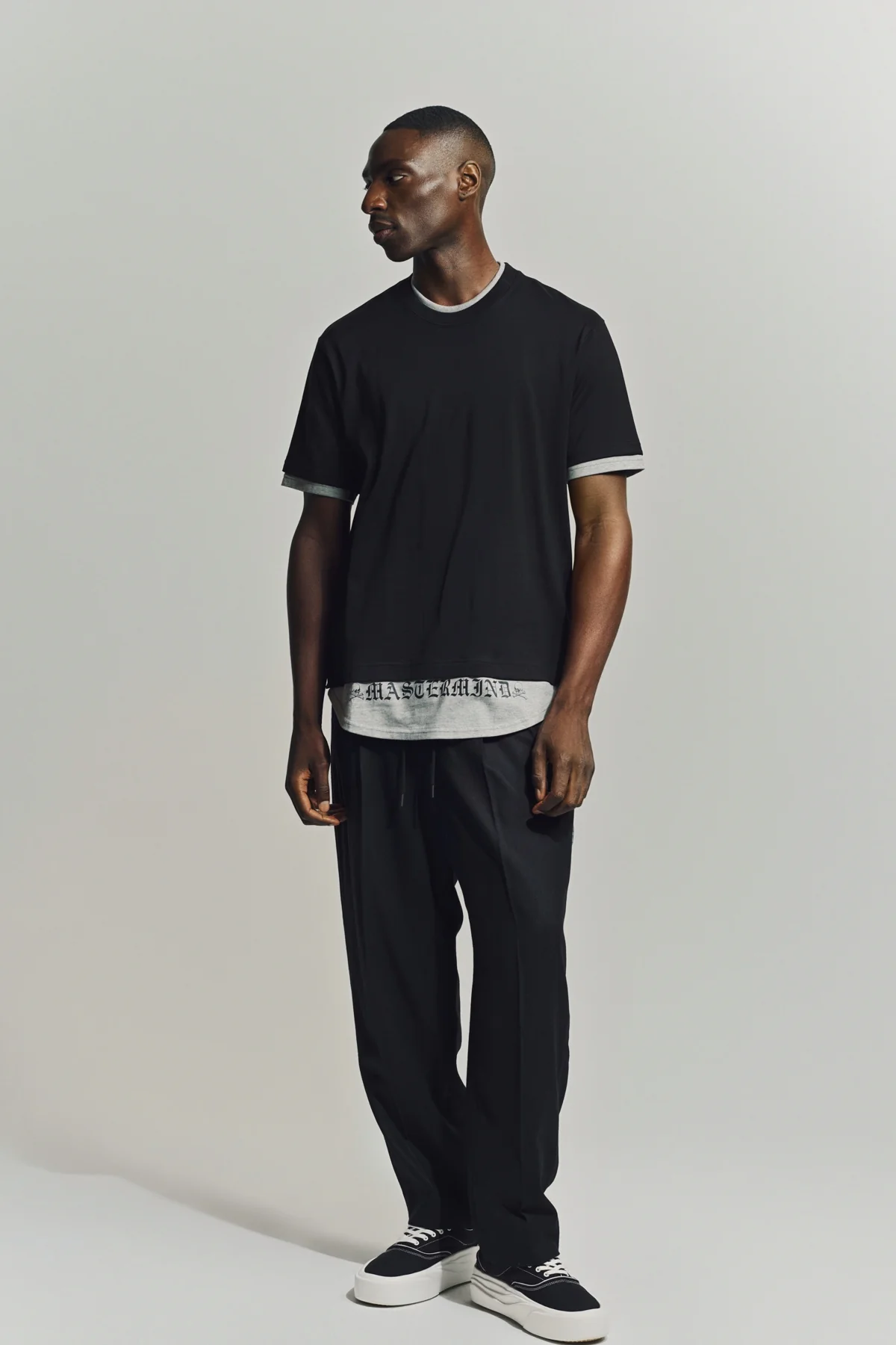 MASTERMIND | DOUBLE LAYER LOGO T-SHIRT