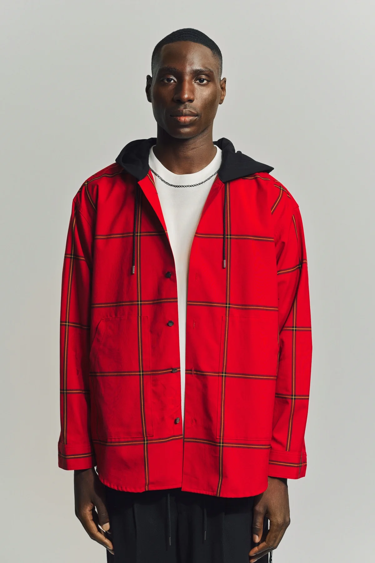 MASTERMIND | HOODED SHIRT JACKET - Image 2