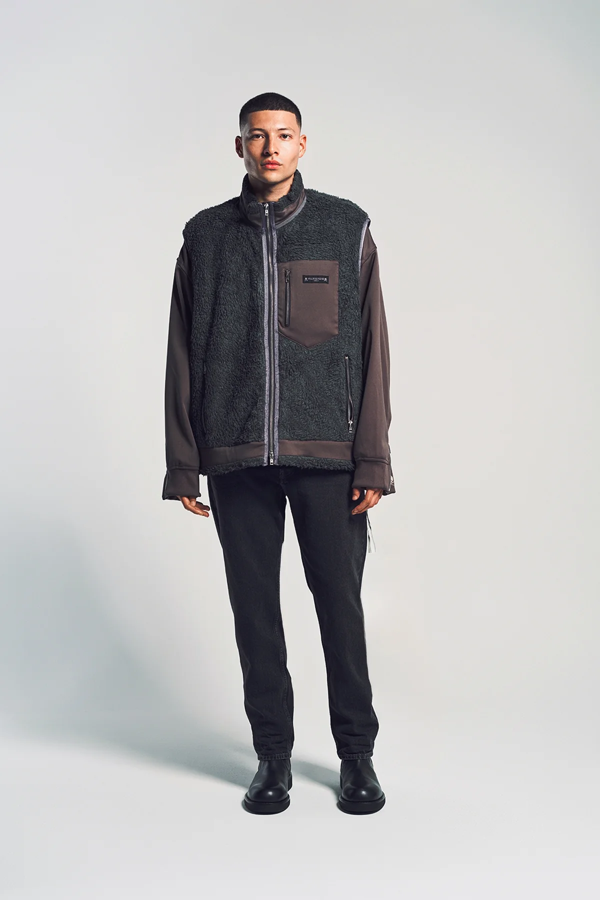 MASTERMIND | LAYERED SHERPA JACKET