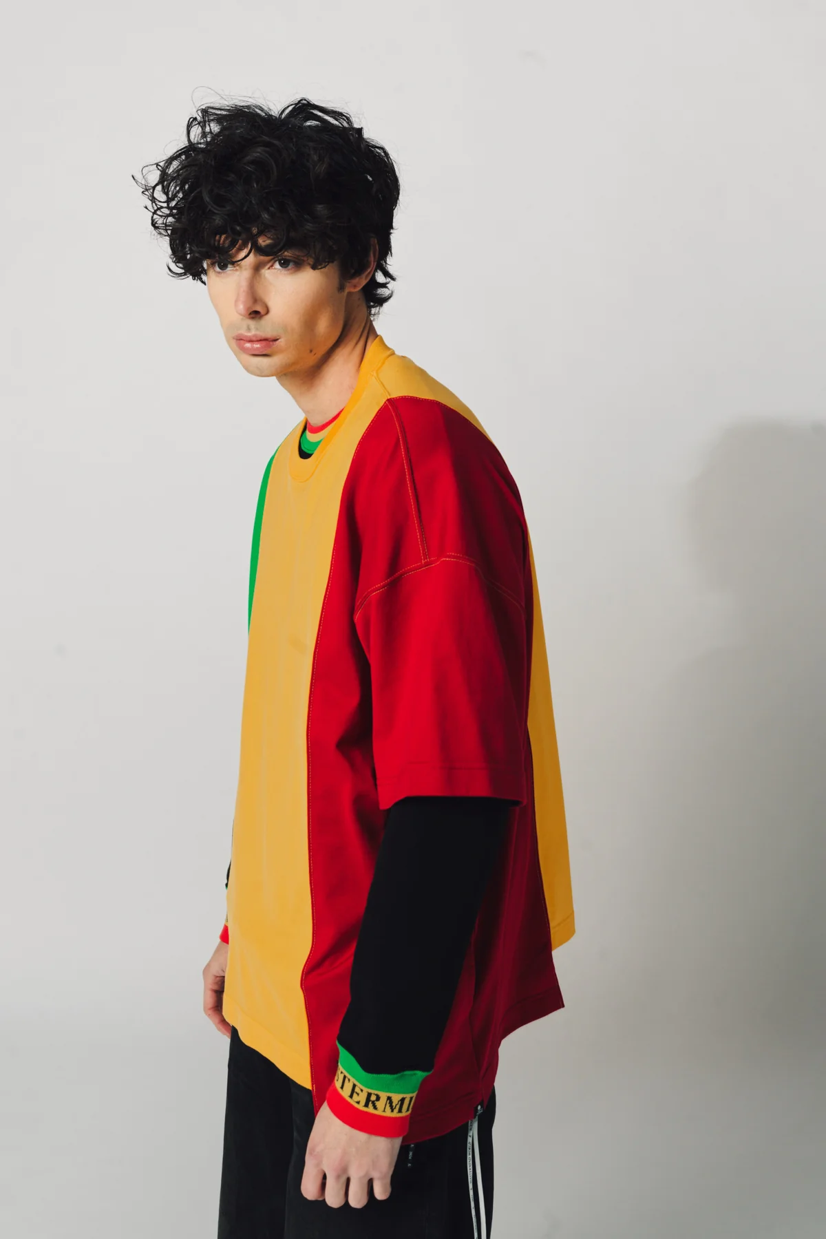 MASTERMIND | RASTA PATCHWORK PONCHO - Image 2