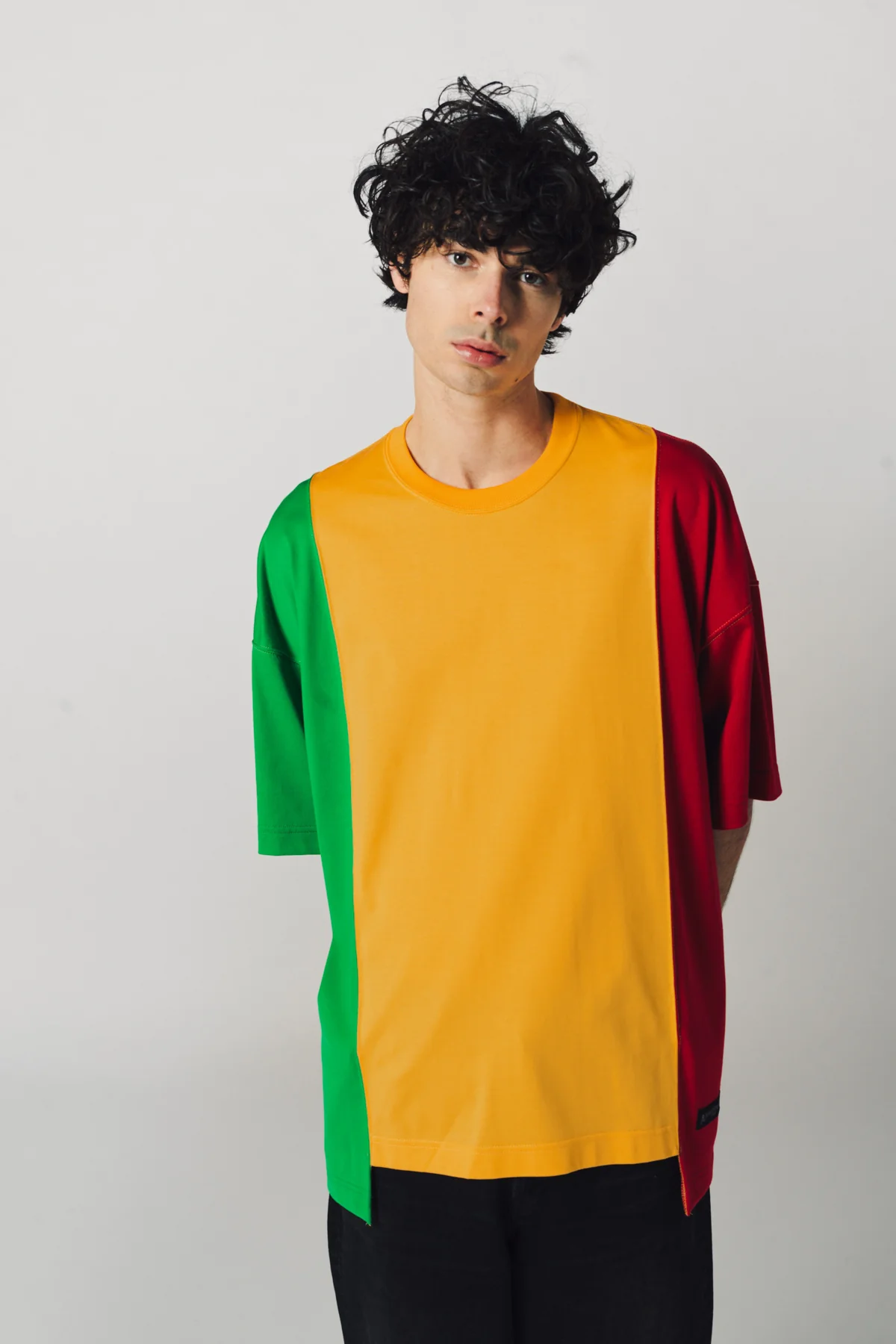 MASTERMIND | RASTA PATCHWORK PONCHO - Image 4