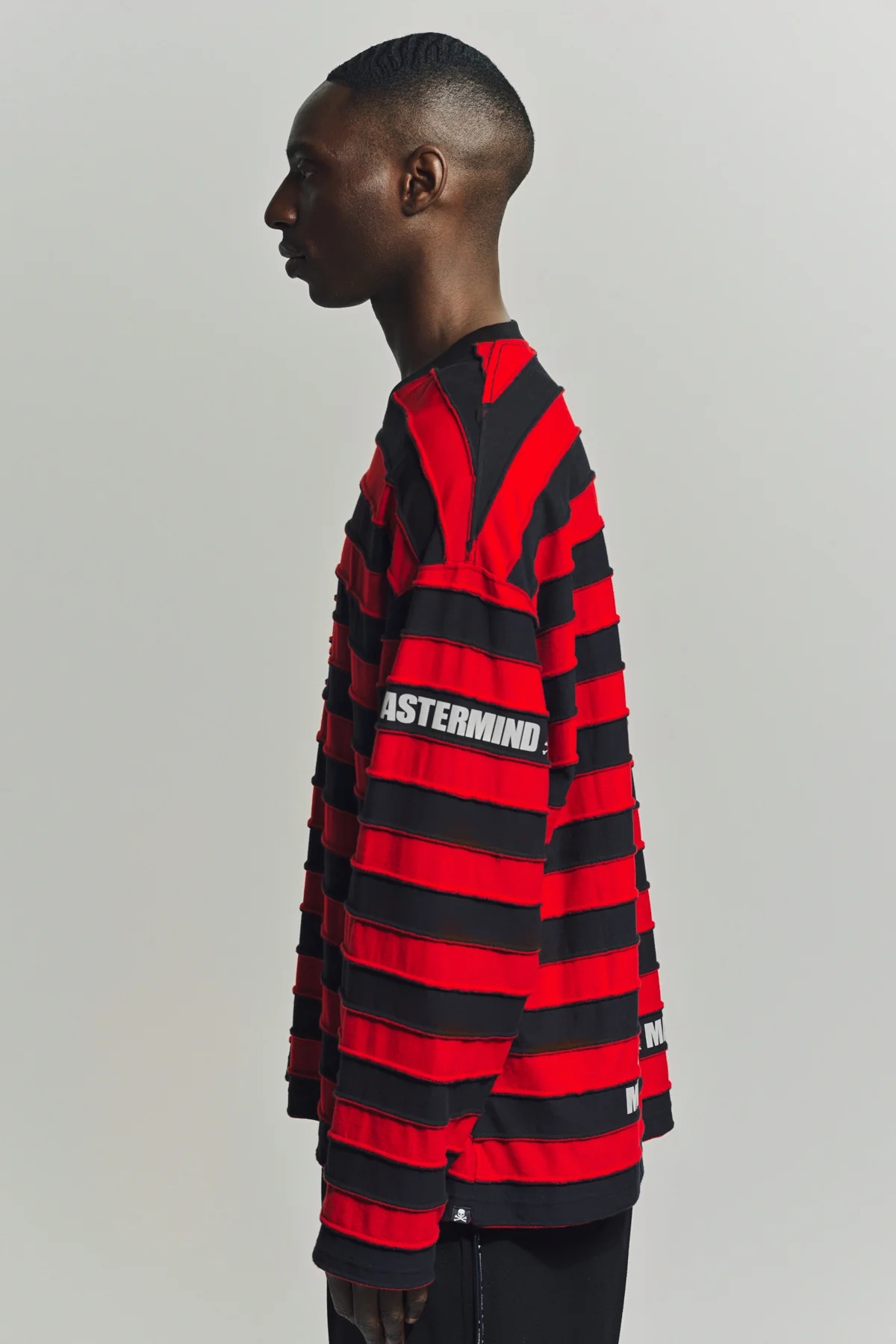 MASTERMIND | STRIPED LONG SLEEVE T-SHIRT - Image 3