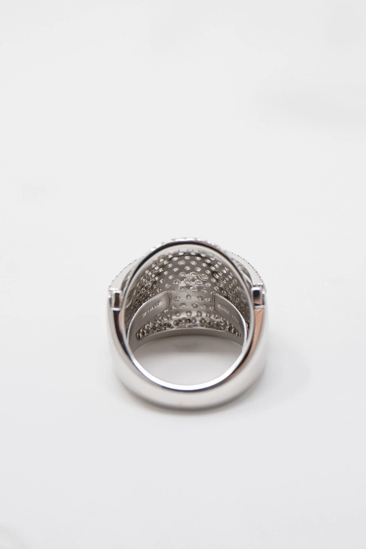 MATTIA CIELO | 18K WHITE GOLD DIAMOND RING - Image 4