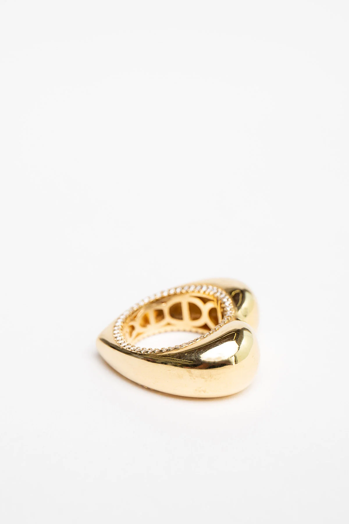 MAUD JEWELRY | 18K GOLD 1CT DIAMOND HEART RING - Image 4