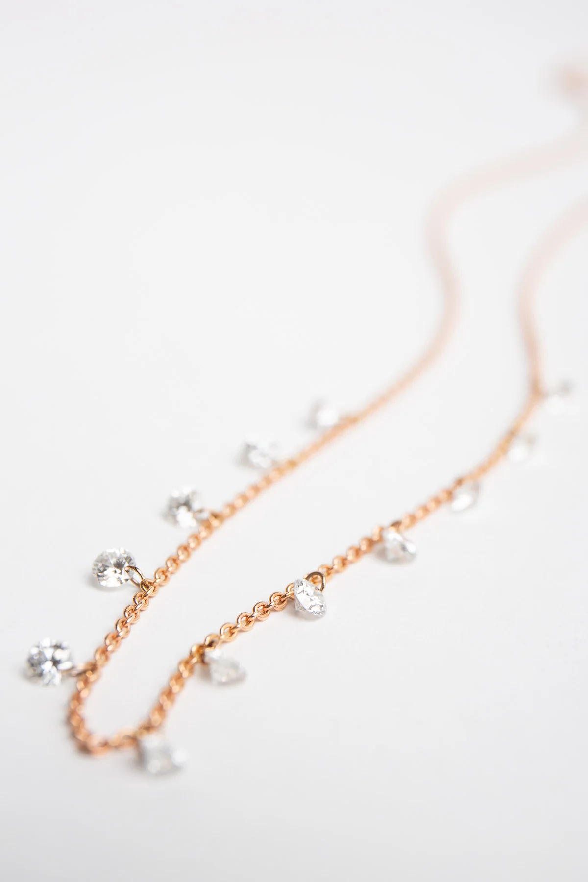 MAUD JEWELRY | DIAMOND DROP NECKLACE - Image 2