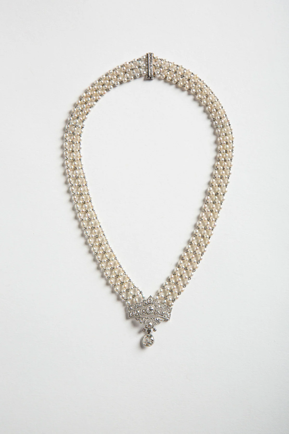 MAXFIELD PRIVATE COLLECTION | 1930'S DIAMOND NECKLACE