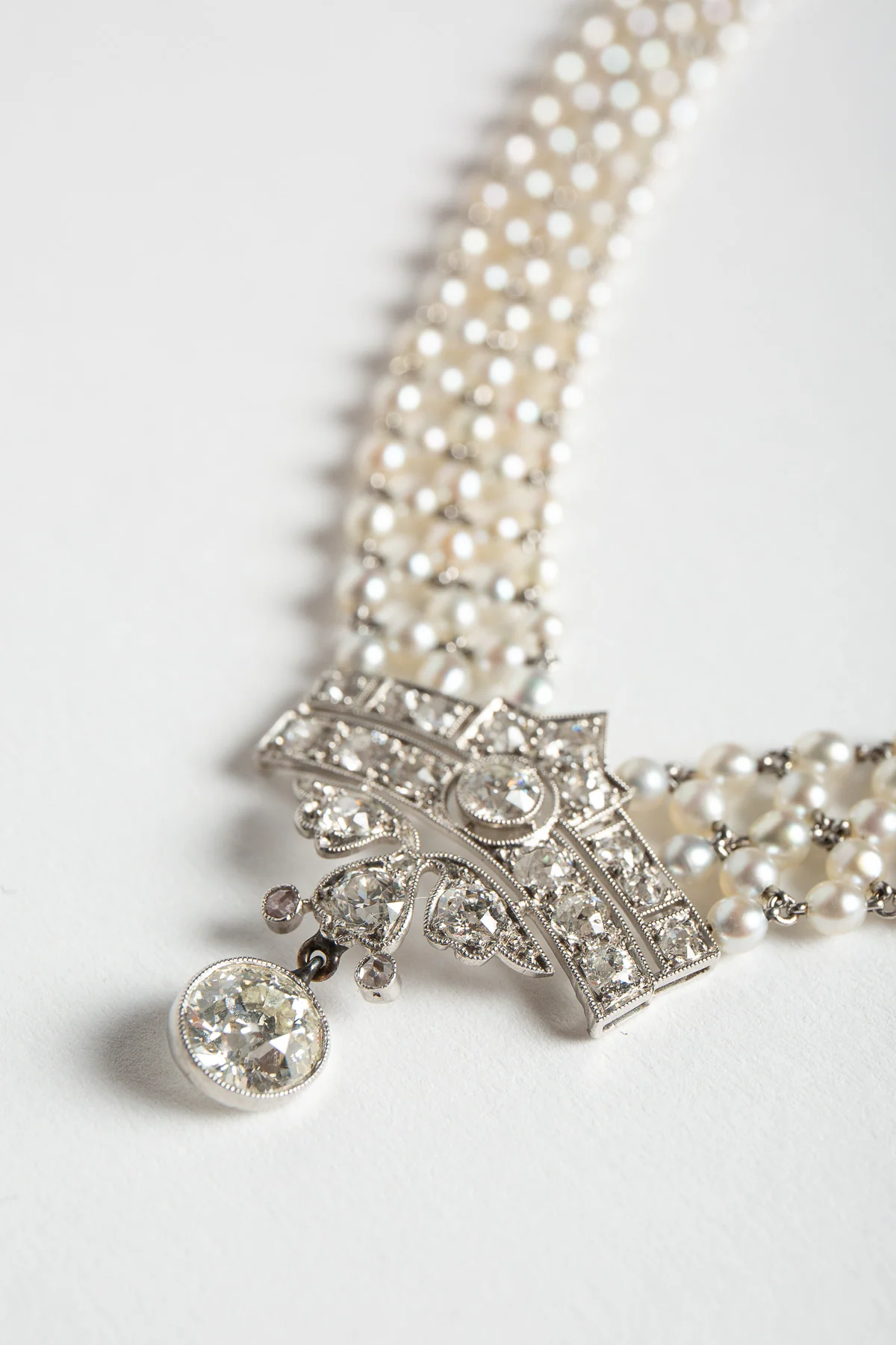 MAXFIELD PRIVATE COLLECTION | 1930'S DIAMOND NECKLACE - Image 2