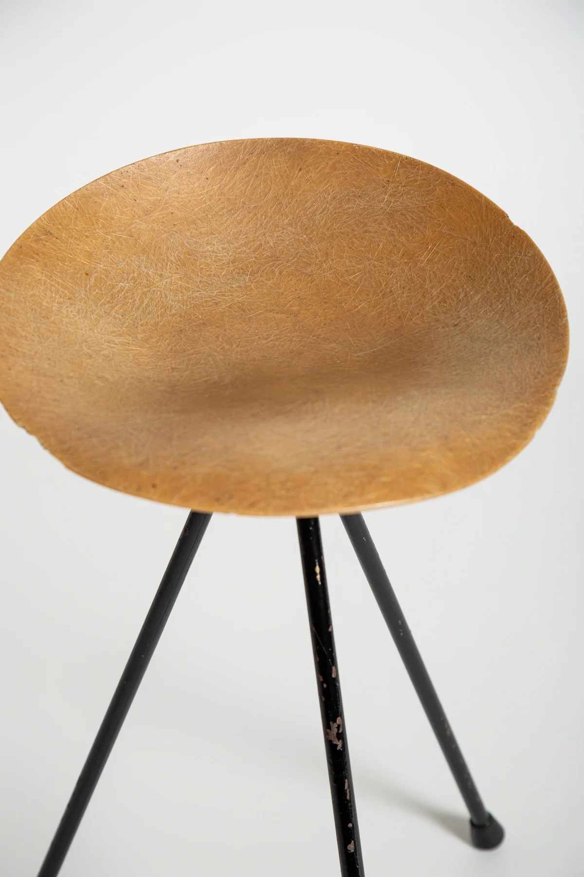 MAXFIELD PRIVATE COLLECTION | 1950’S JEAN RAYMOND PICARD STOOLS, SET OF 3 - Image 3