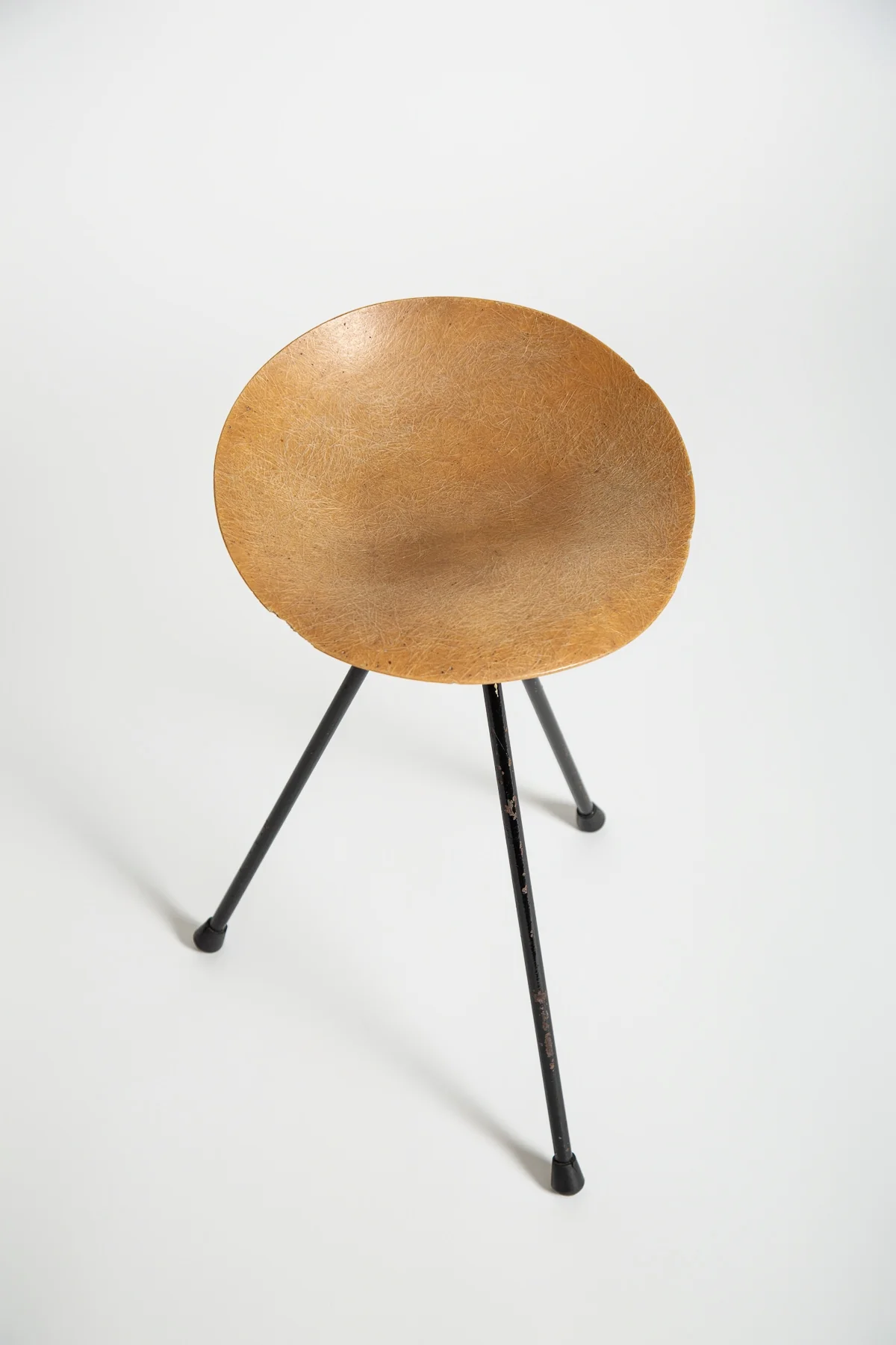 MAXFIELD PRIVATE COLLECTION | 1950’S JEAN RAYMOND PICARD STOOLS, SET OF 3 - Image 4