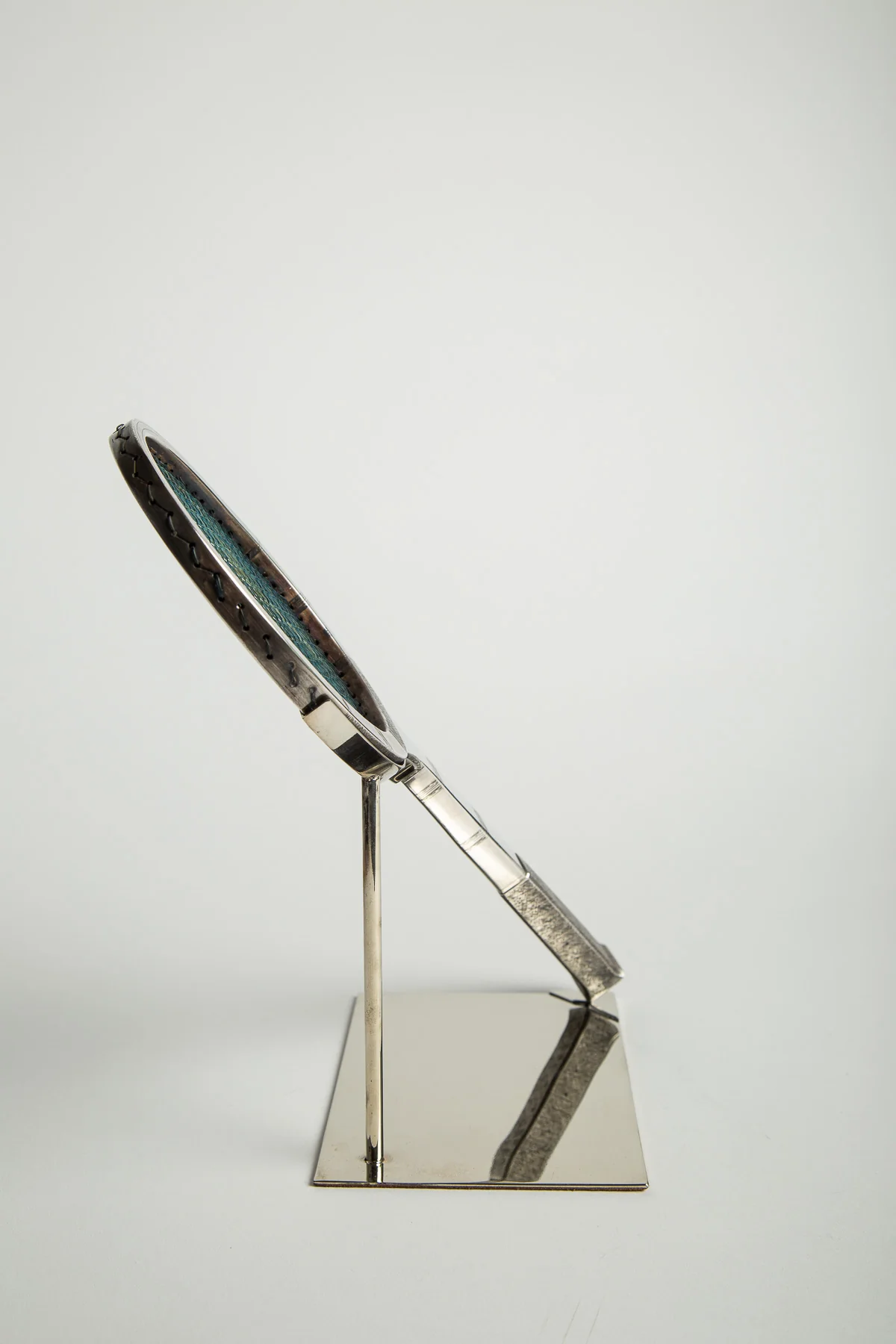 MAXFIELD PRIVATE COLLECTION | 1970'S STERLING SILVER TENNIS RACKET - Image 2