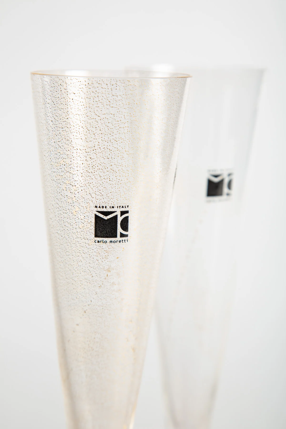 MAXFIELD PRIVATE COLLECTION | 1995 CARLO MORETTI ORO FLUTES, SET OF TWO - Image 4