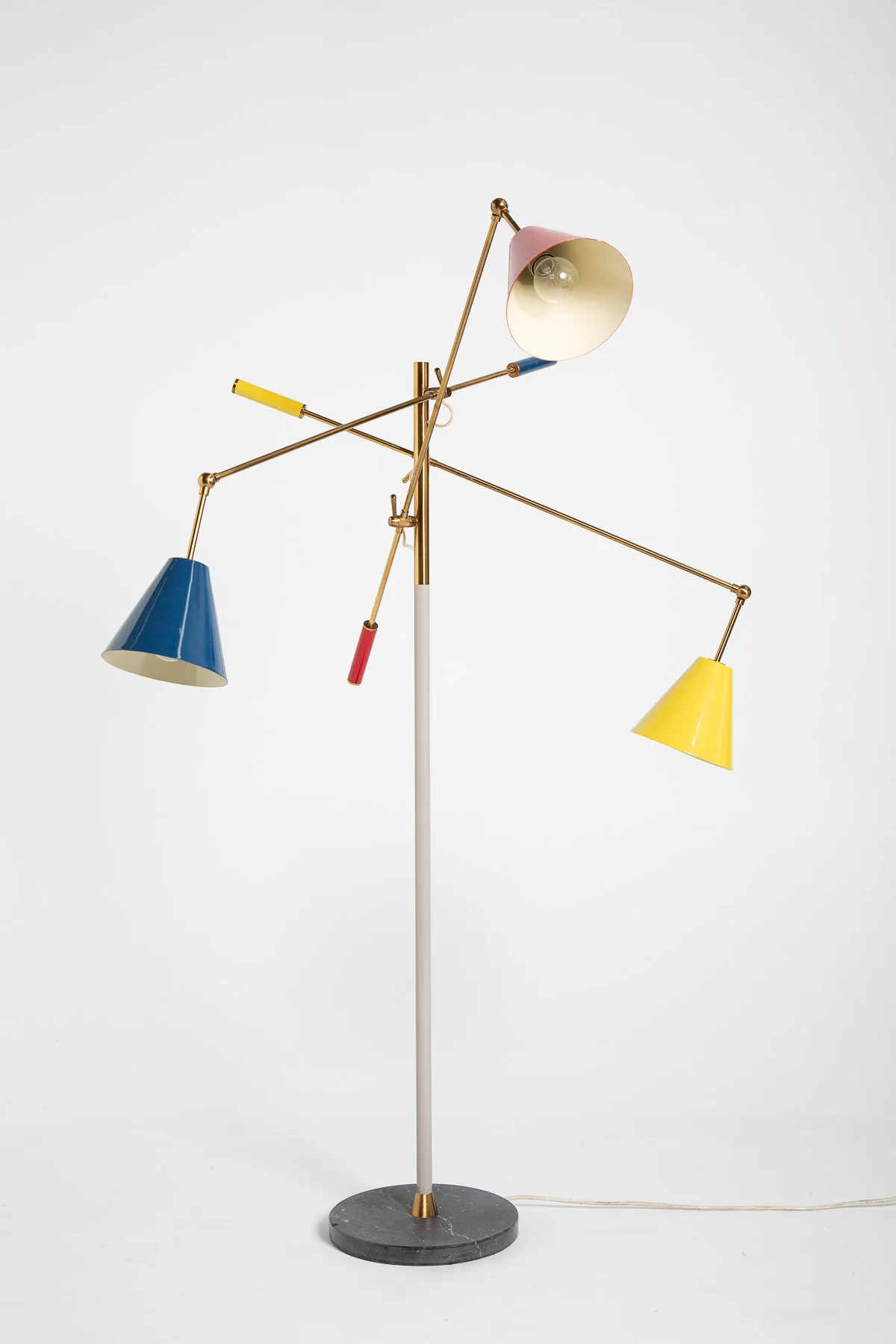 MAXFIELD PRIVATE COLLECTION | VINTAGE 3-ARM FLOOR LAMP - Image 3