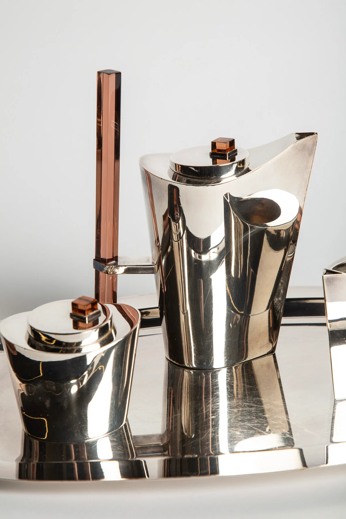 MAXFIELD PRIVATE COLLECTION | 4-PIECE SILVER TEA SET - Image 2