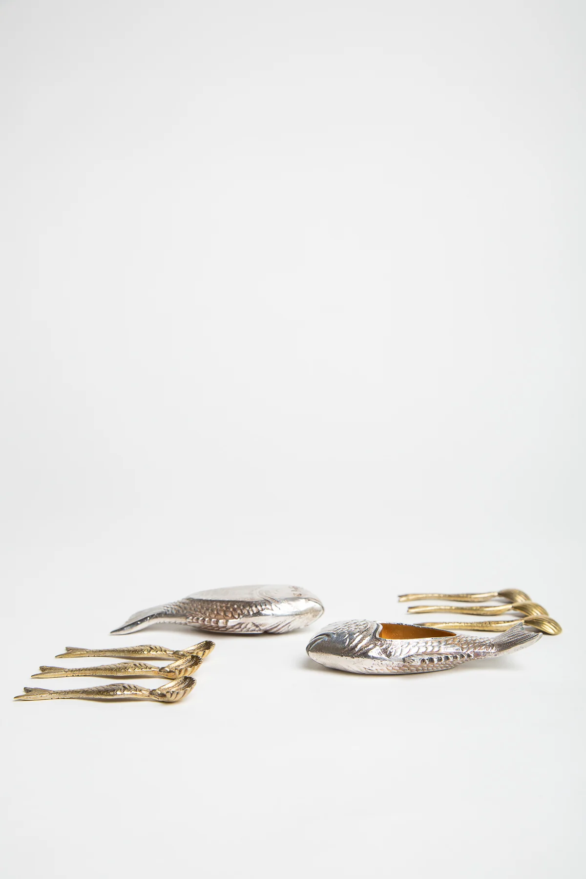 MAXFIELD PRIVATE COLLECTION | 1940'S ATTILIO CODOGNATO SET OF 12 VENETIAN SILVER SALT CELLARS - Image 10