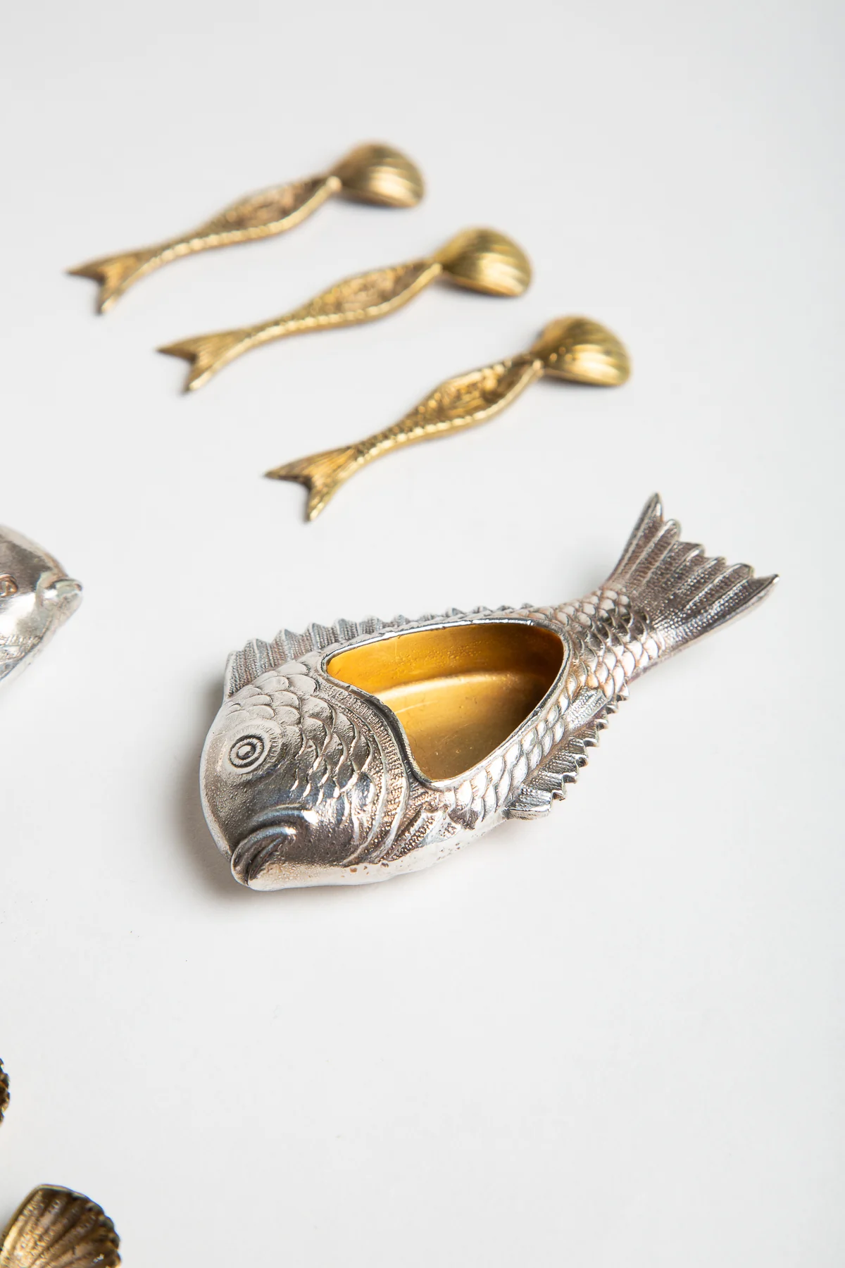 MAXFIELD PRIVATE COLLECTION | 1940'S ATTILIO CODOGNATO SET OF 12 VENETIAN SILVER SALT CELLARS - Image 9