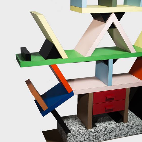 MAXFIELD PRIVATE COLLECTION | 1981 BOOKCASE BY ETTORE SOTTSASS - Image 2