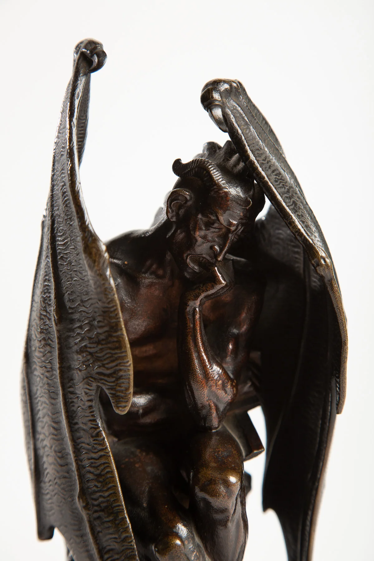 MAXFIELD PRIVATE COLLECTION | JEAN-JACQUES FEUCHÈRE 19TH CENTURY SATAN FIGURE - Image 5