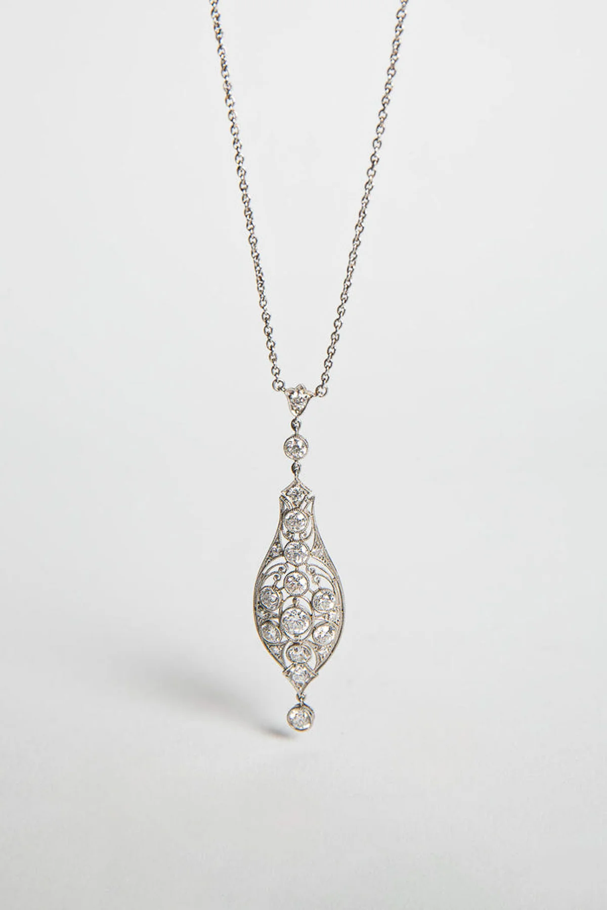 MAXFIELD PRIVATE COLLECTION | VINTAGE EDWARDIAN DIAMOND NECKLACE