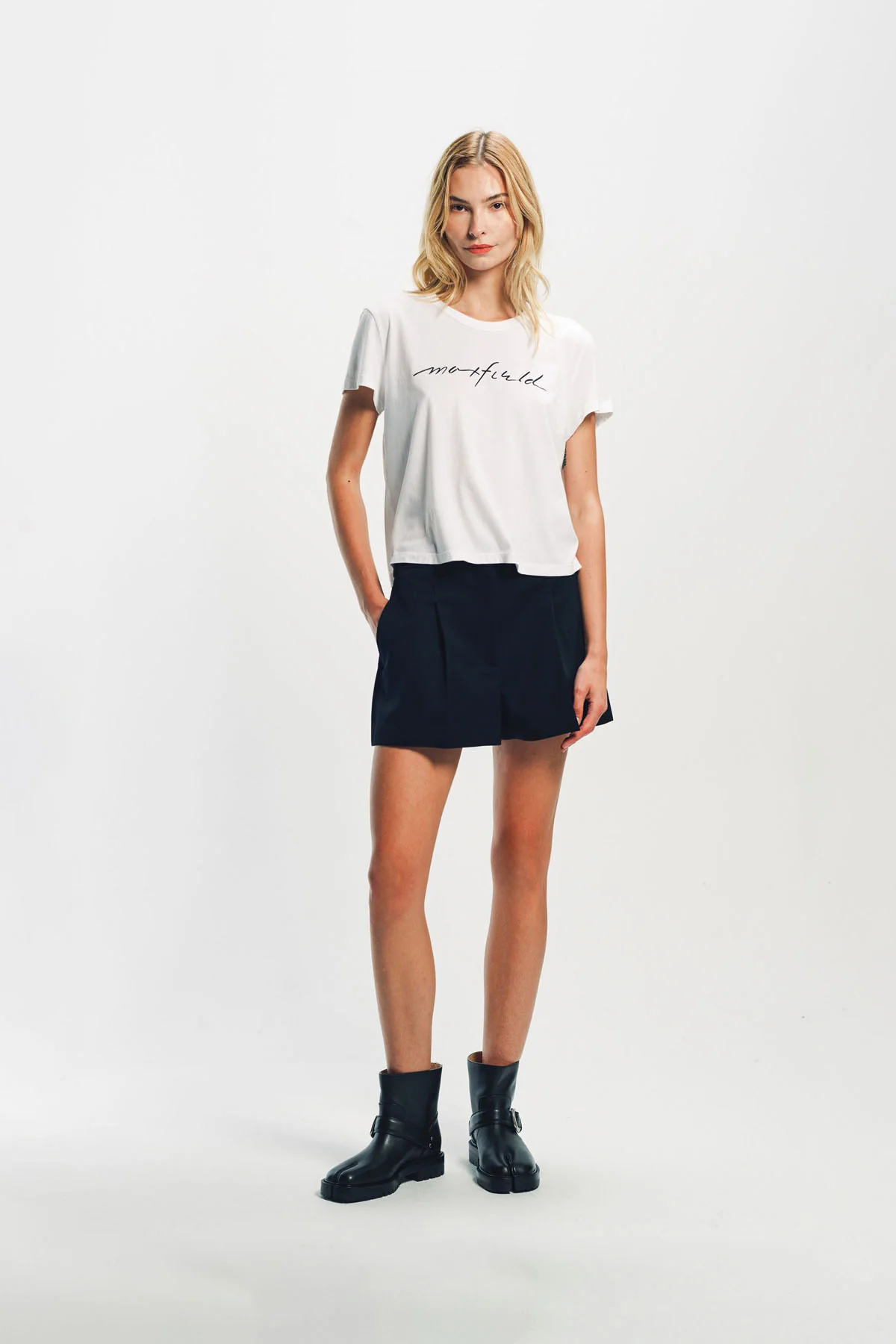 MAXFIELD PRIVATE COLLECTION | WOMEN'S MAXFIELD SHORT SLEEVE TEE - Image 6