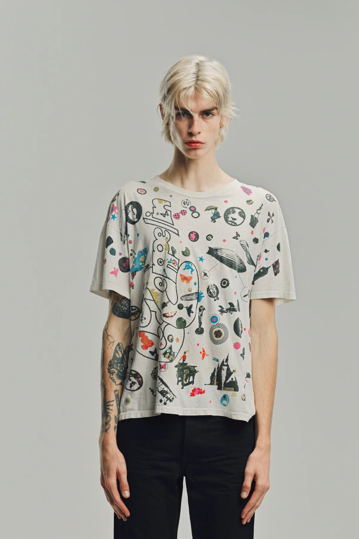 MAXFIELD VINTAGE | 1990S LED ZEPPELIN ALL OVER PRINT TEE