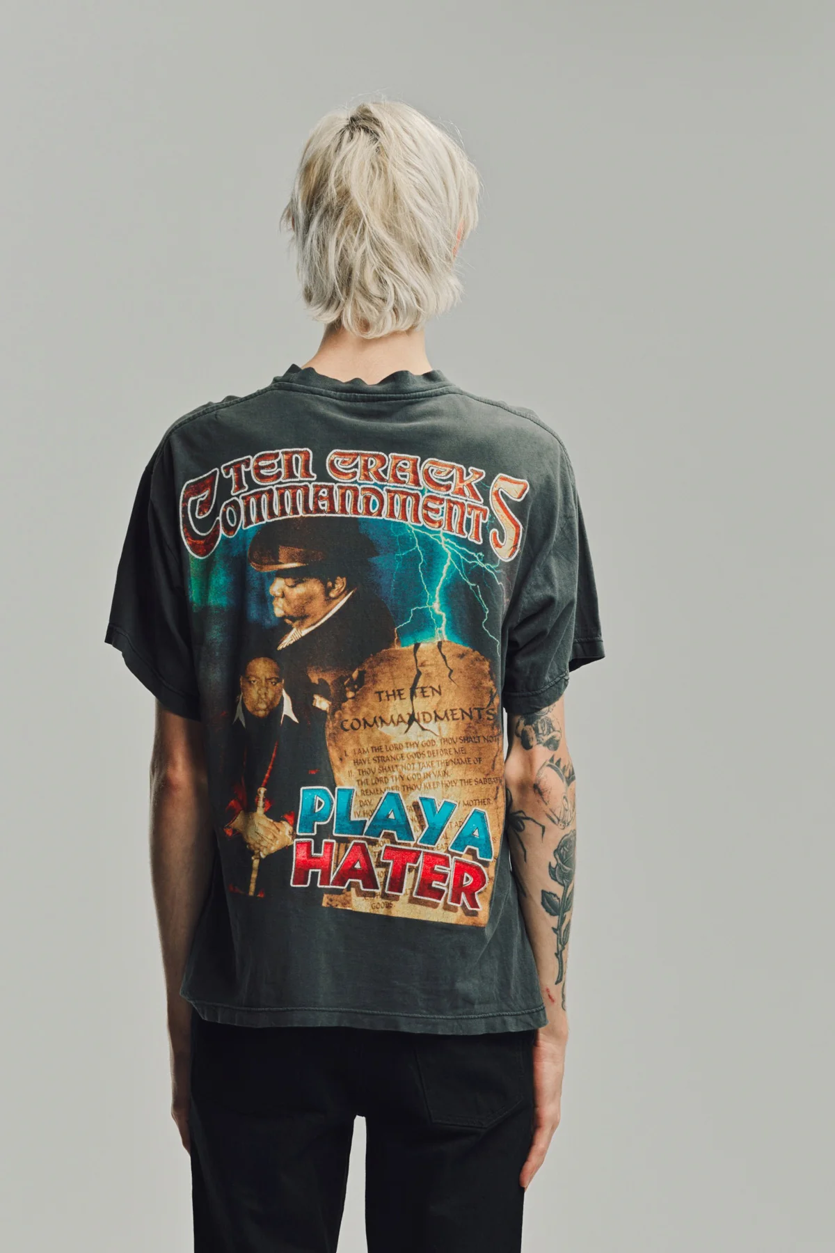 MAXFIELD VINTAGE | 1990S NOTORIOUS BIG KING OF NY RAP TEE - Image 3